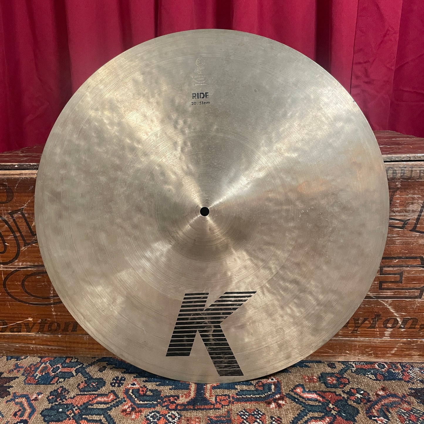 20" Zildjian K 1980s EAK Ride Cymbal 2374g *Video Demo*