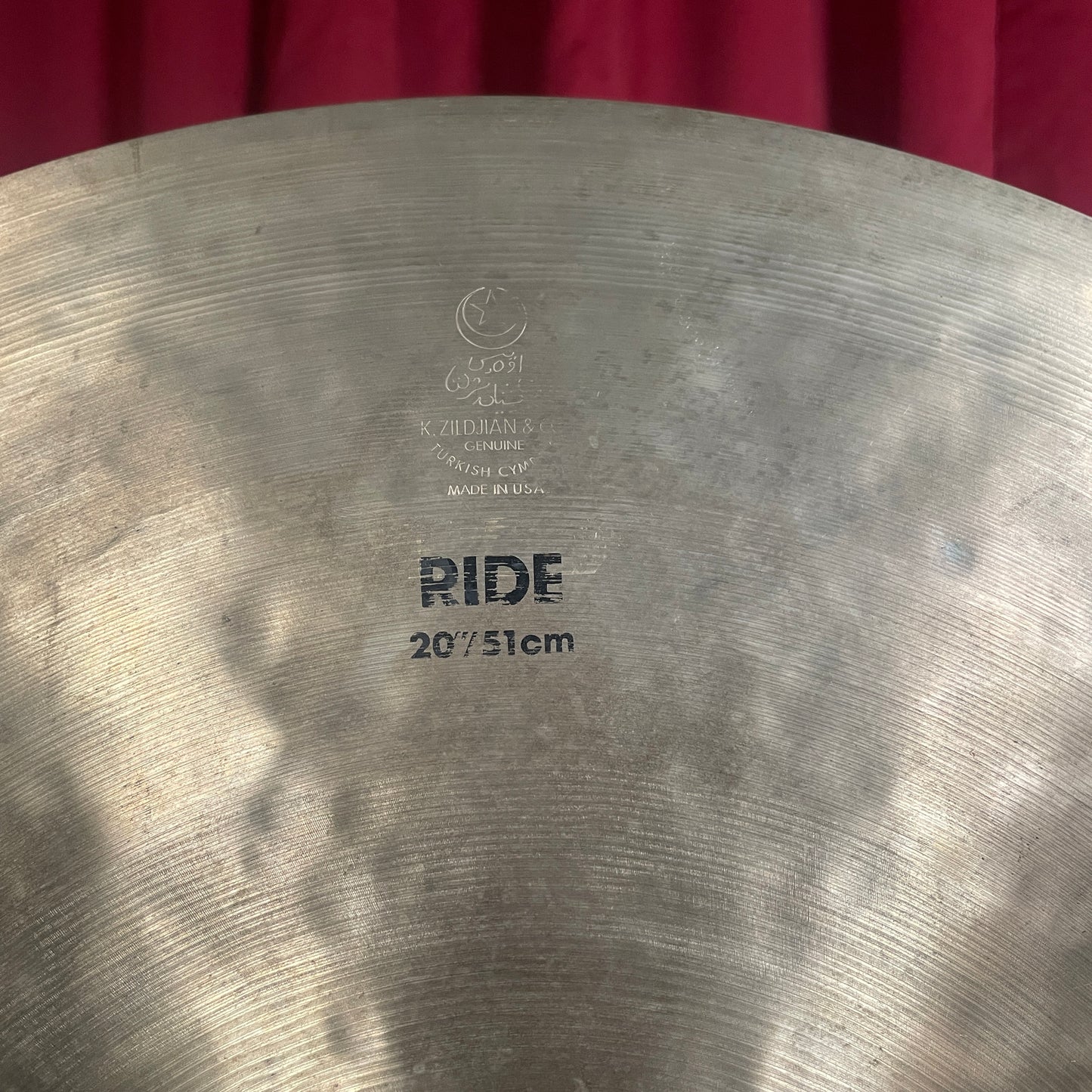 20" Zildjian K 1980s EAK Ride Cymbal 2374g *Video Demo*