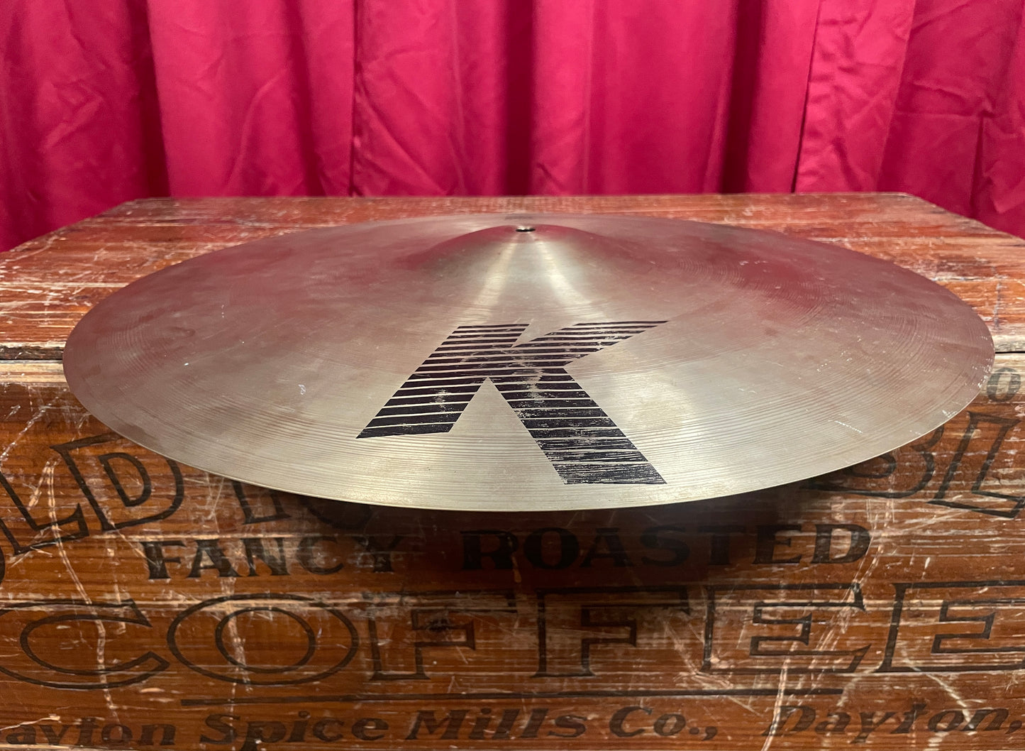 20" Zildjian K 1980s EAK Ride Cymbal 2374g *Video Demo*