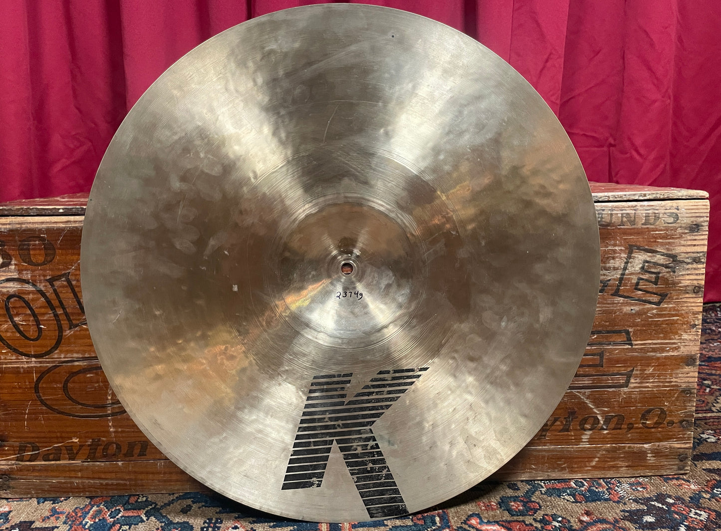 20" Zildjian K 1980s EAK Ride Cymbal 2374g *Video Demo*