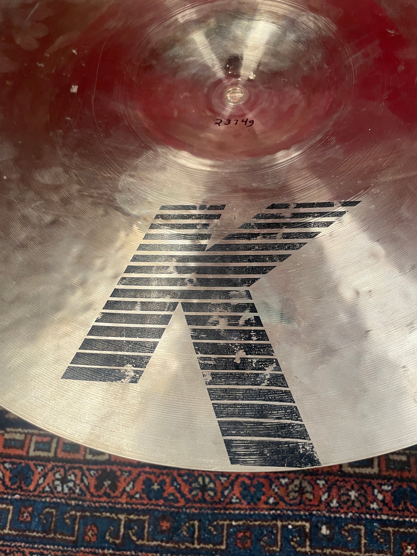 20" Zildjian K 1980s EAK Ride Cymbal 2374g *Video Demo*