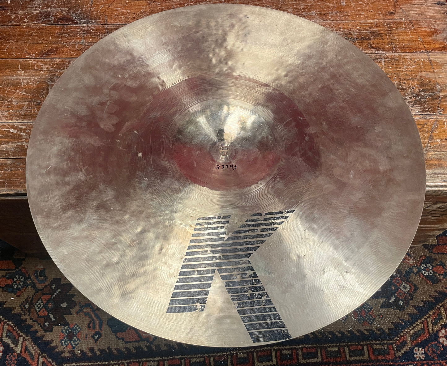 20" Zildjian K 1980s EAK Ride Cymbal 2374g *Video Demo*