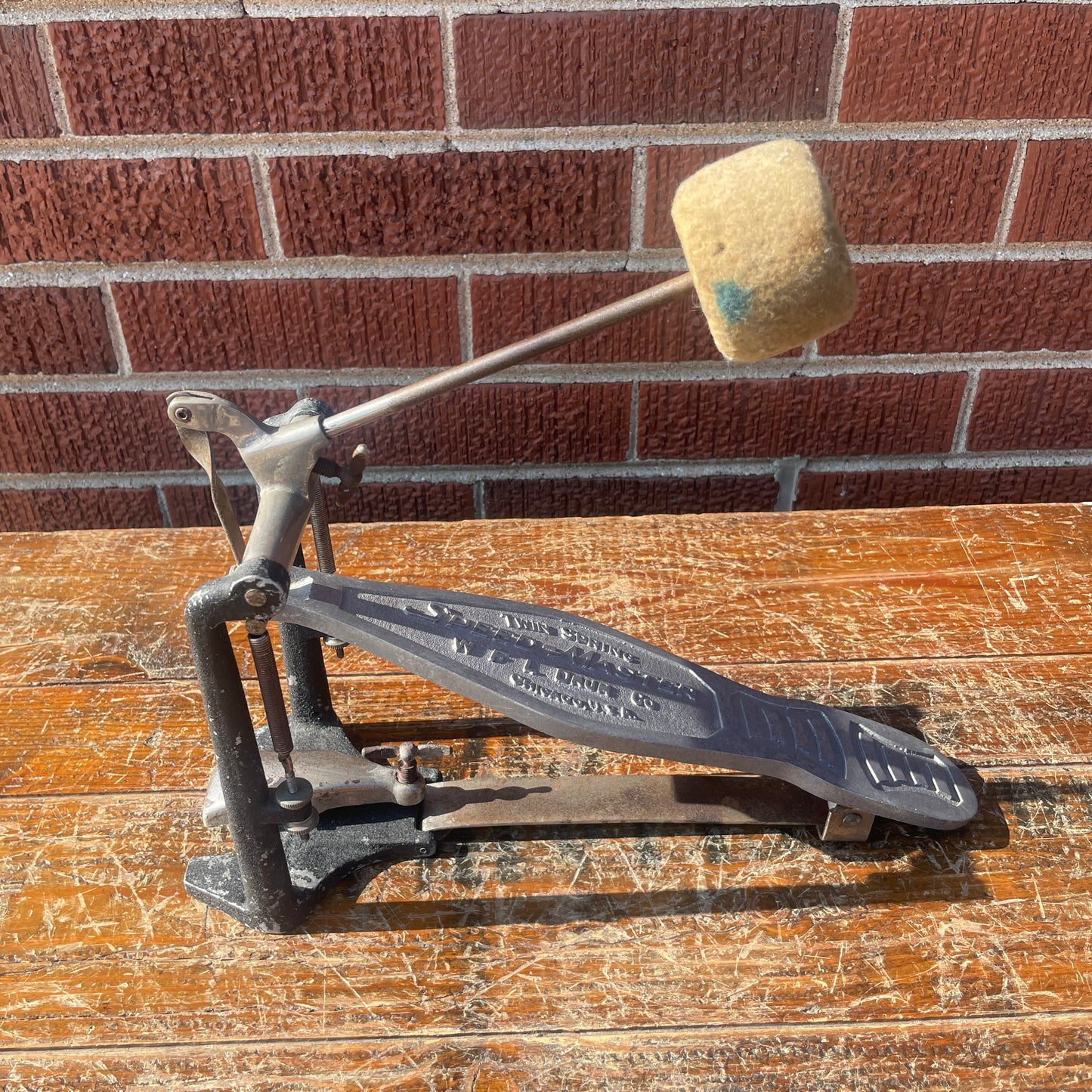 1950s WFL Speed Master Twin Spring No. 252 Bass Drum Pedal