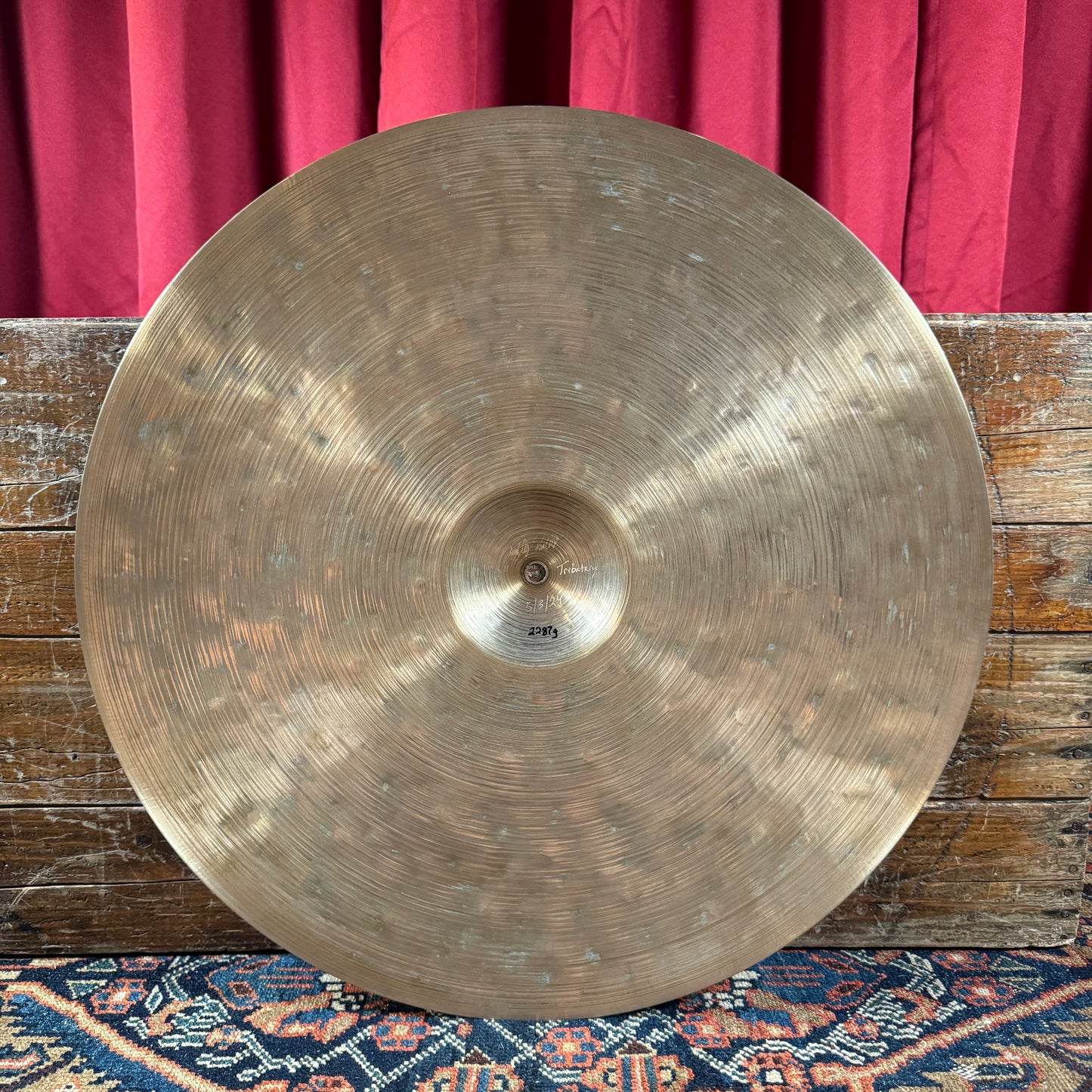 22" Timothy Roberts Tributary Ride Cymbal 2287g *Video Demo*