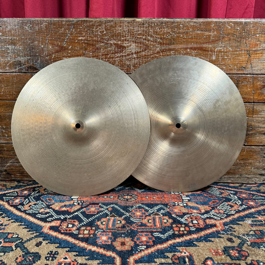 14" Zildjian A 1960s New Beat Hi-Hat Cymbal Pair 844g/1322g *Video Demo*