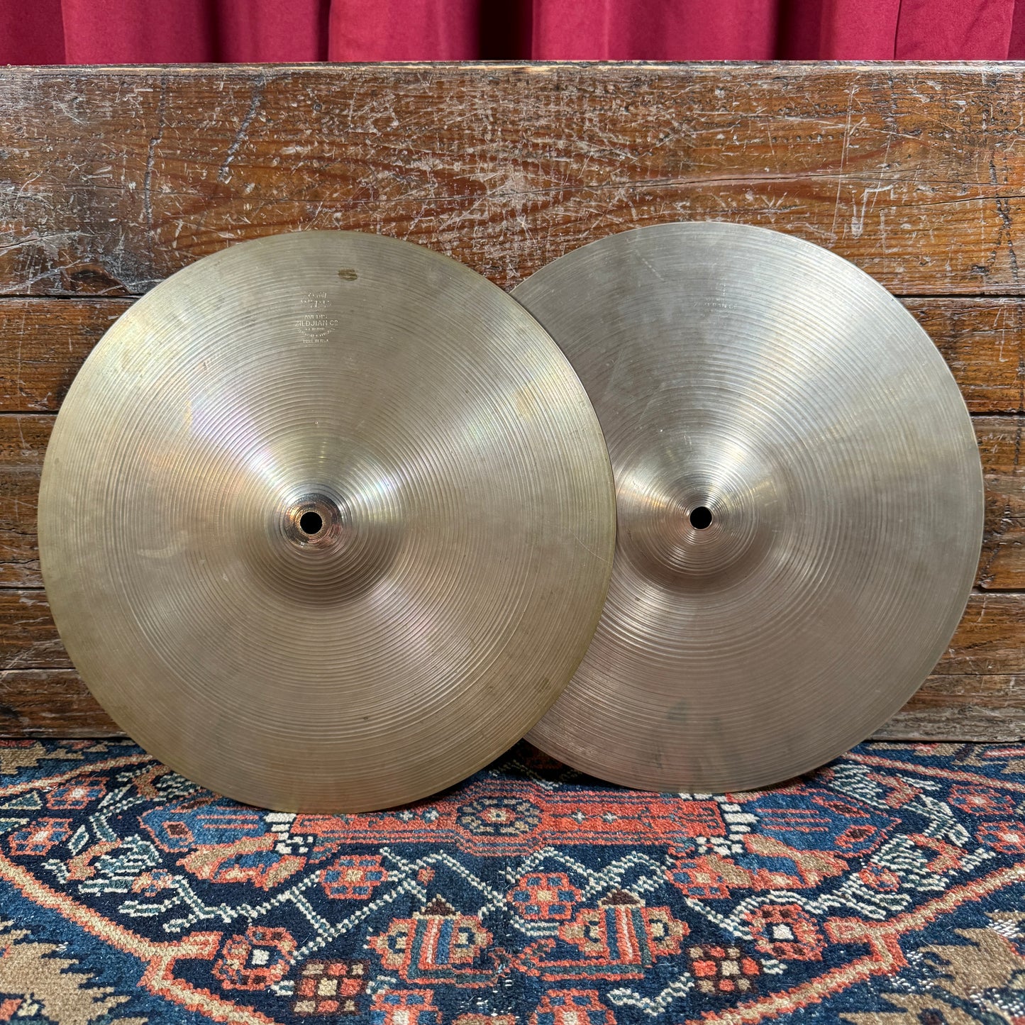 14" Zildjian A 1960s New Beat Hi-Hat Cymbal Pair 792g/872g *Video Demo*