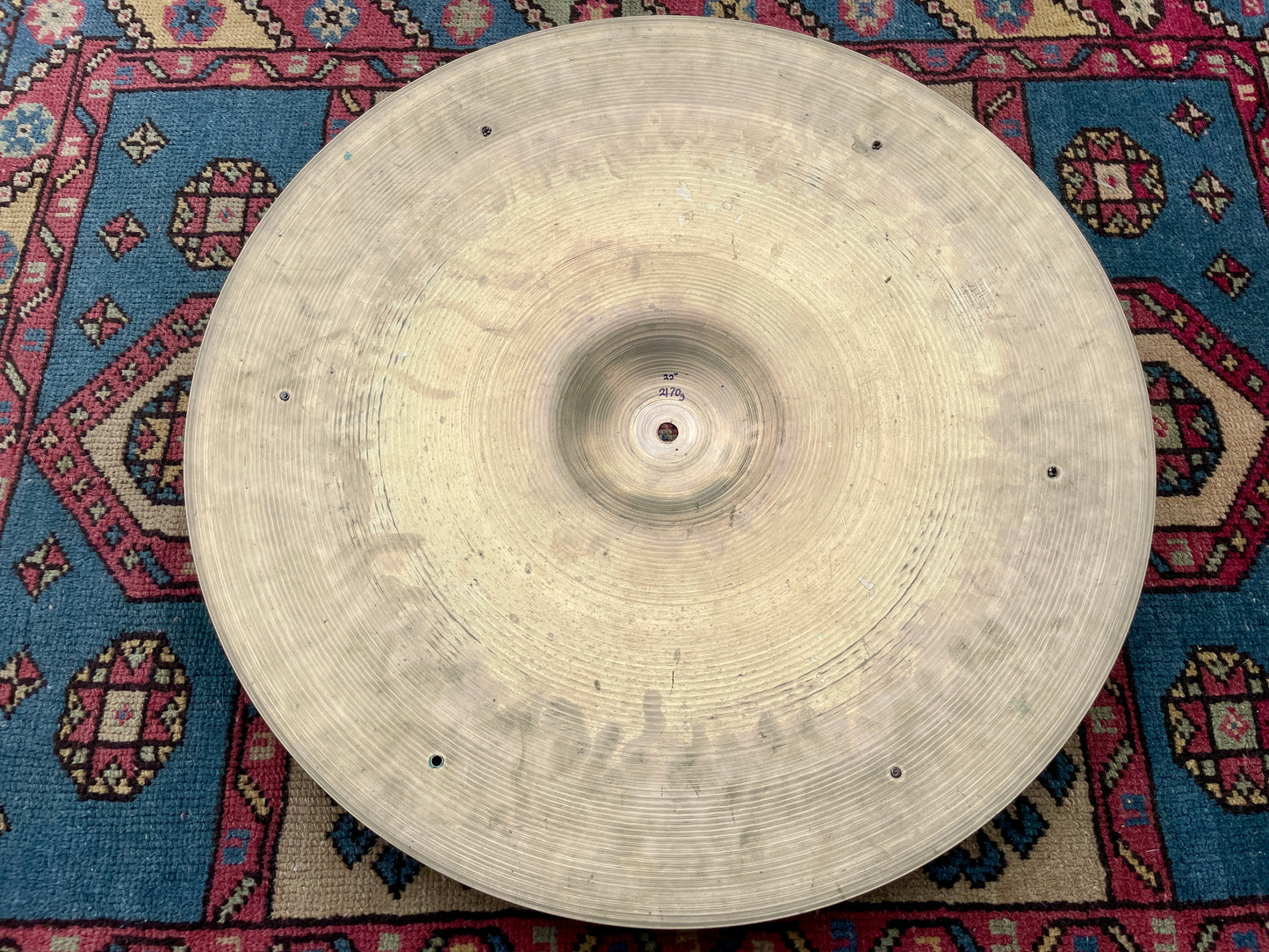 22" Zildjian A 1950s Small Stamp Sizzle Ride Cymbal 2170g *Video Demo*