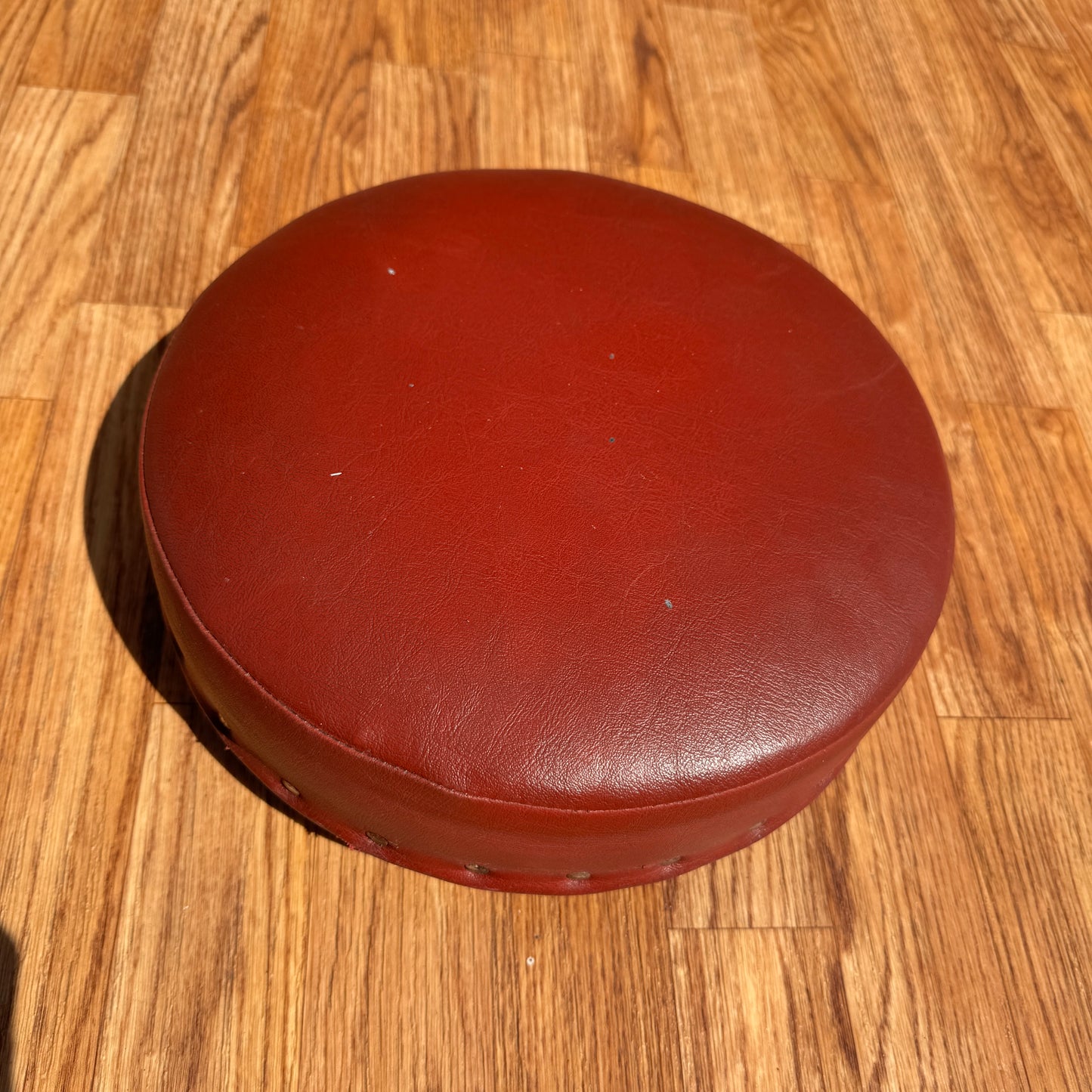 1970s Premier 246 De Luxe Drum Stool Red 3-Post Bonham Throne