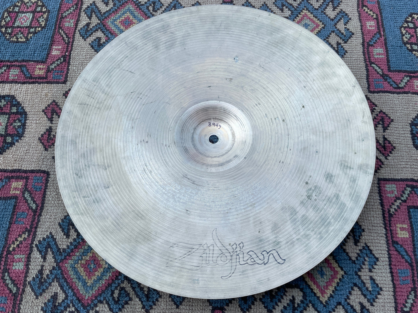 16" Zildjian A 1970s Thin Crash Cymbal Hollow Logo 894g *Video Demo*