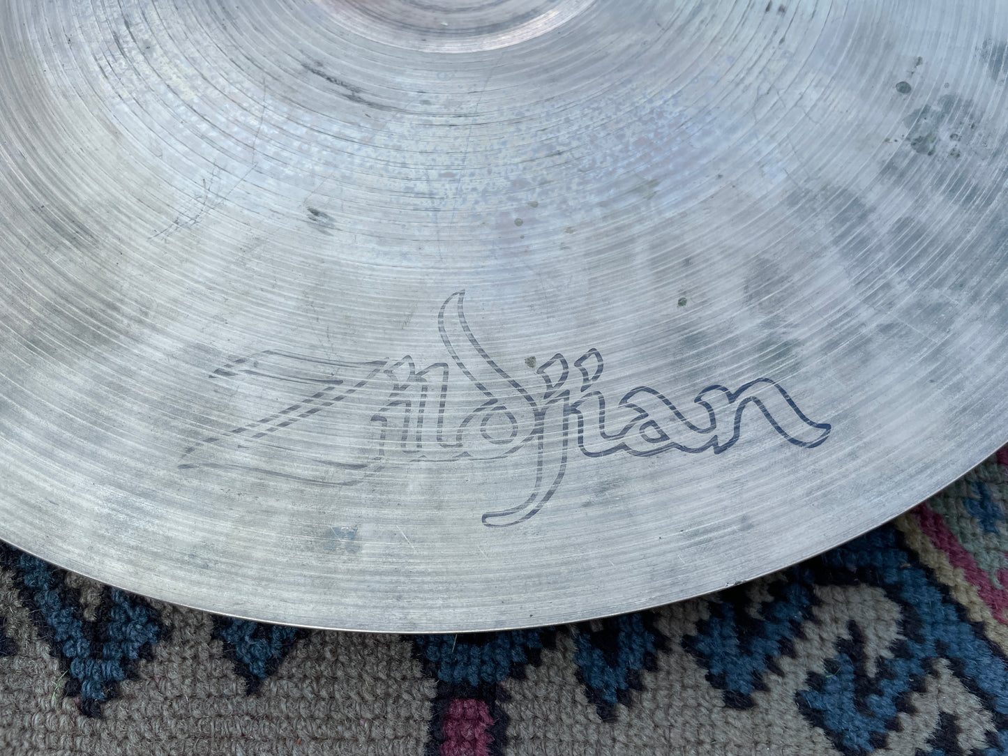 16" Zildjian A 1970s Thin Crash Cymbal Hollow Logo 894g *Video Demo*