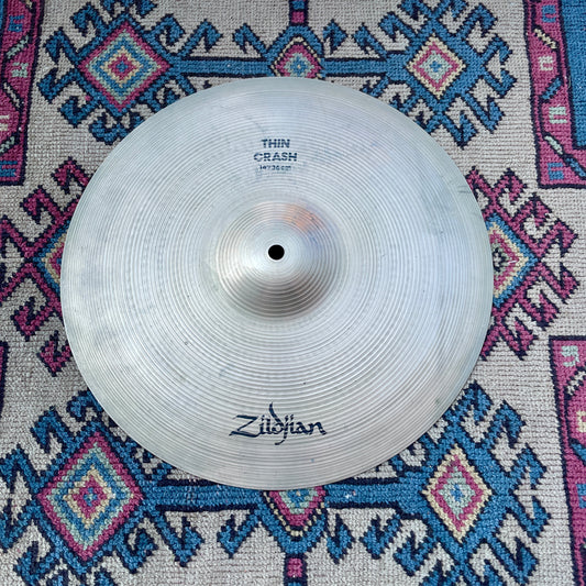 14" Zildjian A 1980s Thin Crash Cymbal 746g *Video Demo*