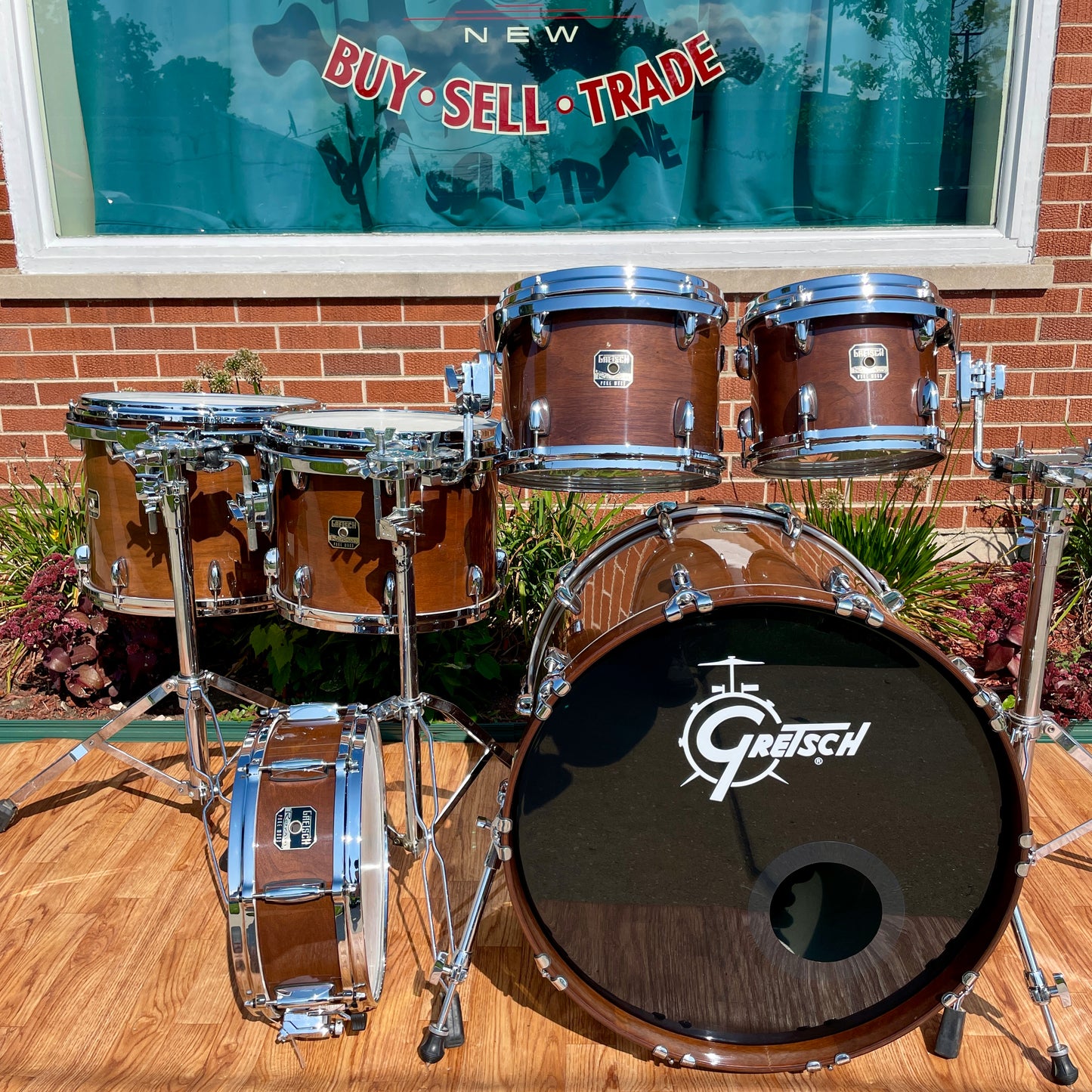 Gretsch Renown Purewood Walnut Drum Set 22/10/12/14/16/5x14