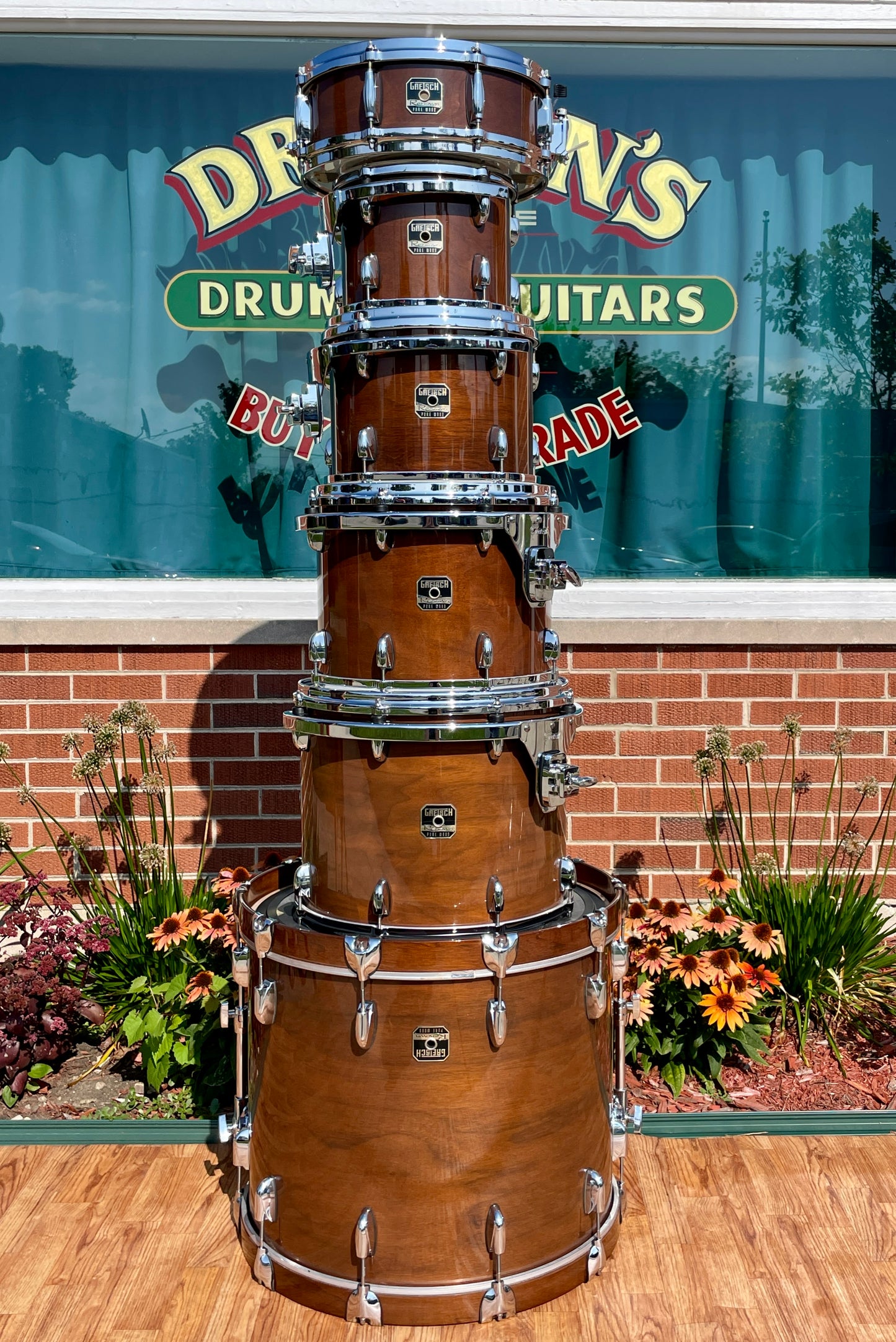 Gretsch Renown Purewood Walnut Drum Set 22/10/12/14/16/5x14