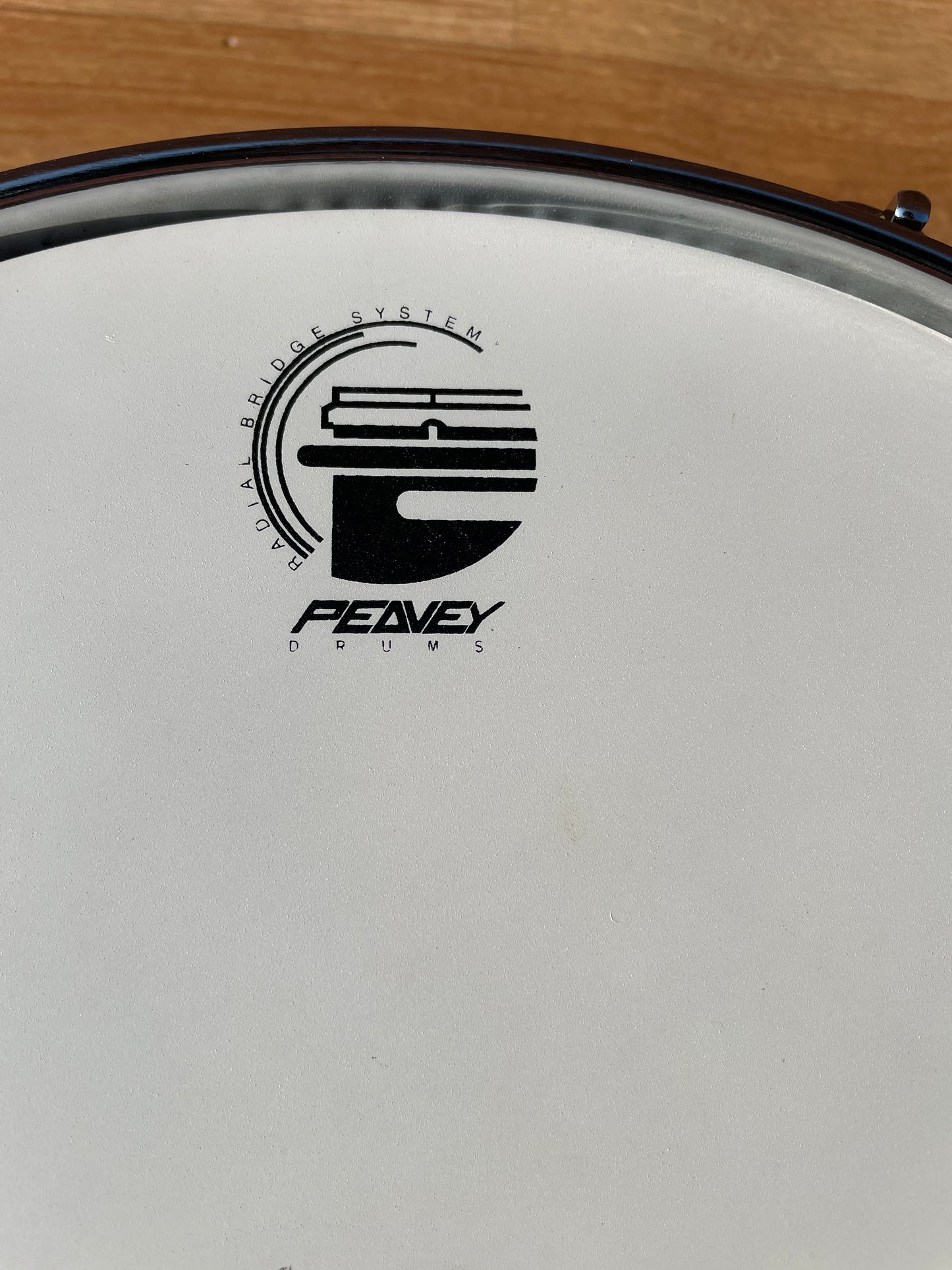 NOS Peavey Radial Pro 1000 5.5x14 Snare Drum Clear Red Gloss