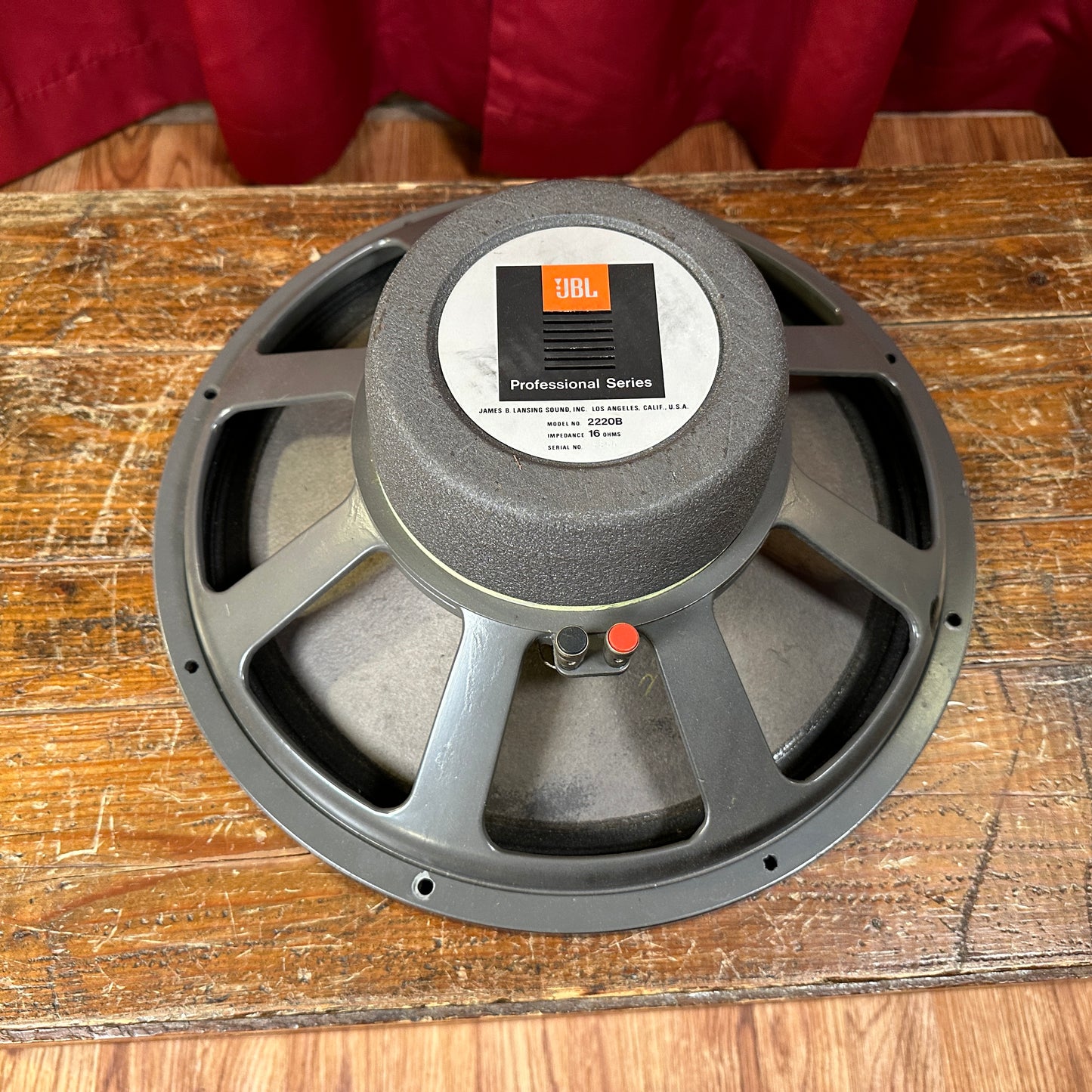 JBL Professional Series 2220B 15" Speaker 16 Ohms