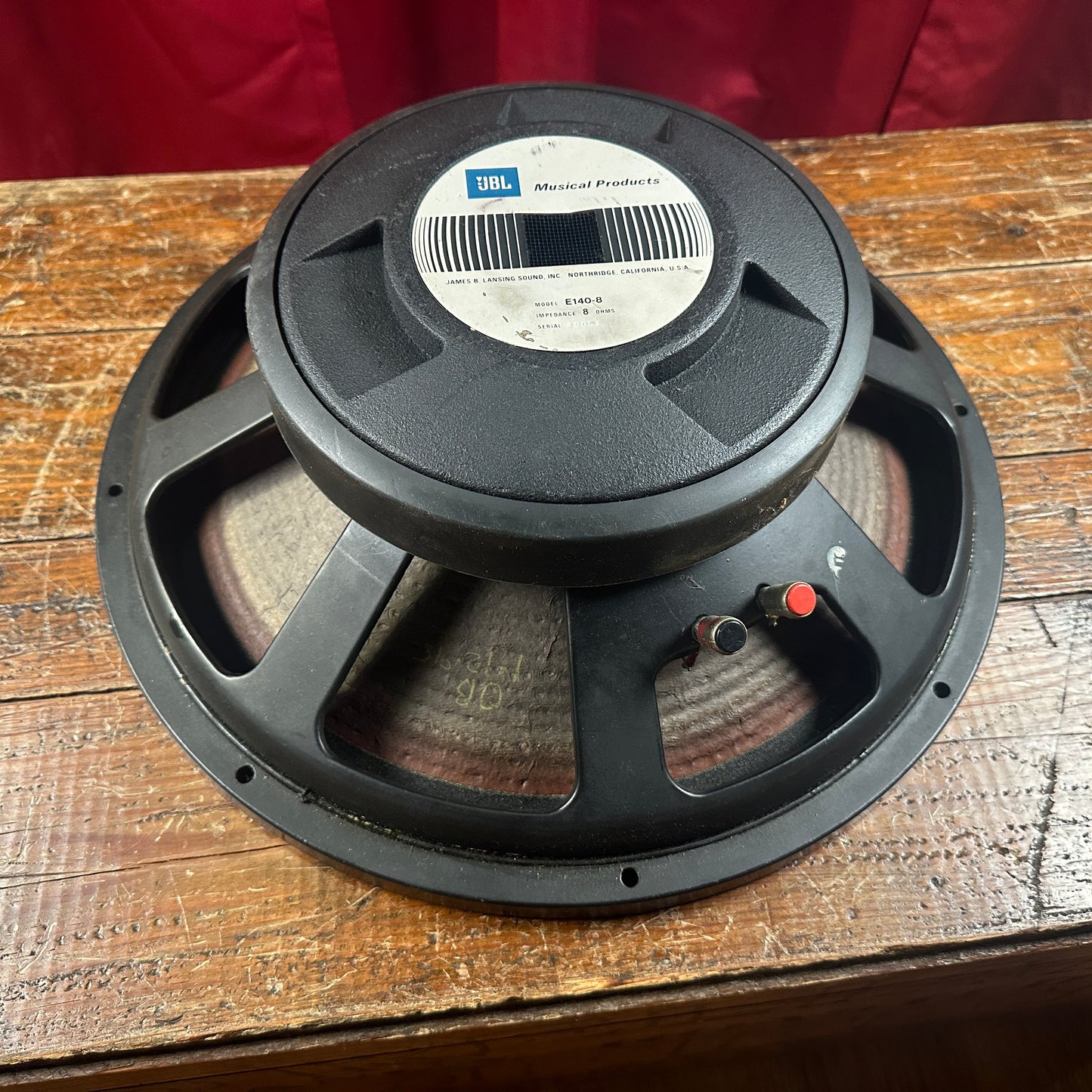 Vintage 15" JBL E140-8 Speaker 8 Ohms