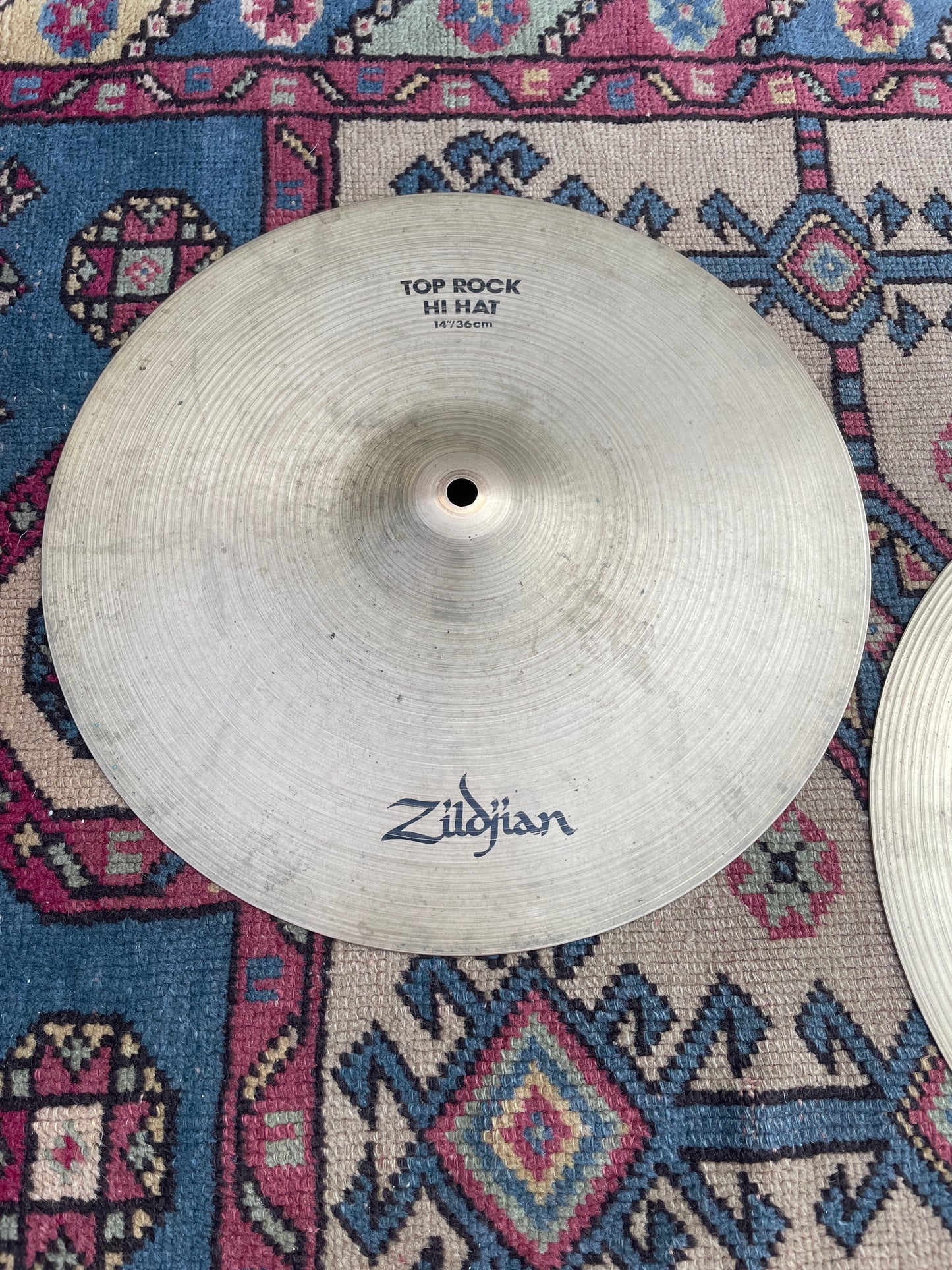 14" Zildjian A 1980s Rock Hi-Hat Cymbal Pair 1222g/1566g *Video Demo*