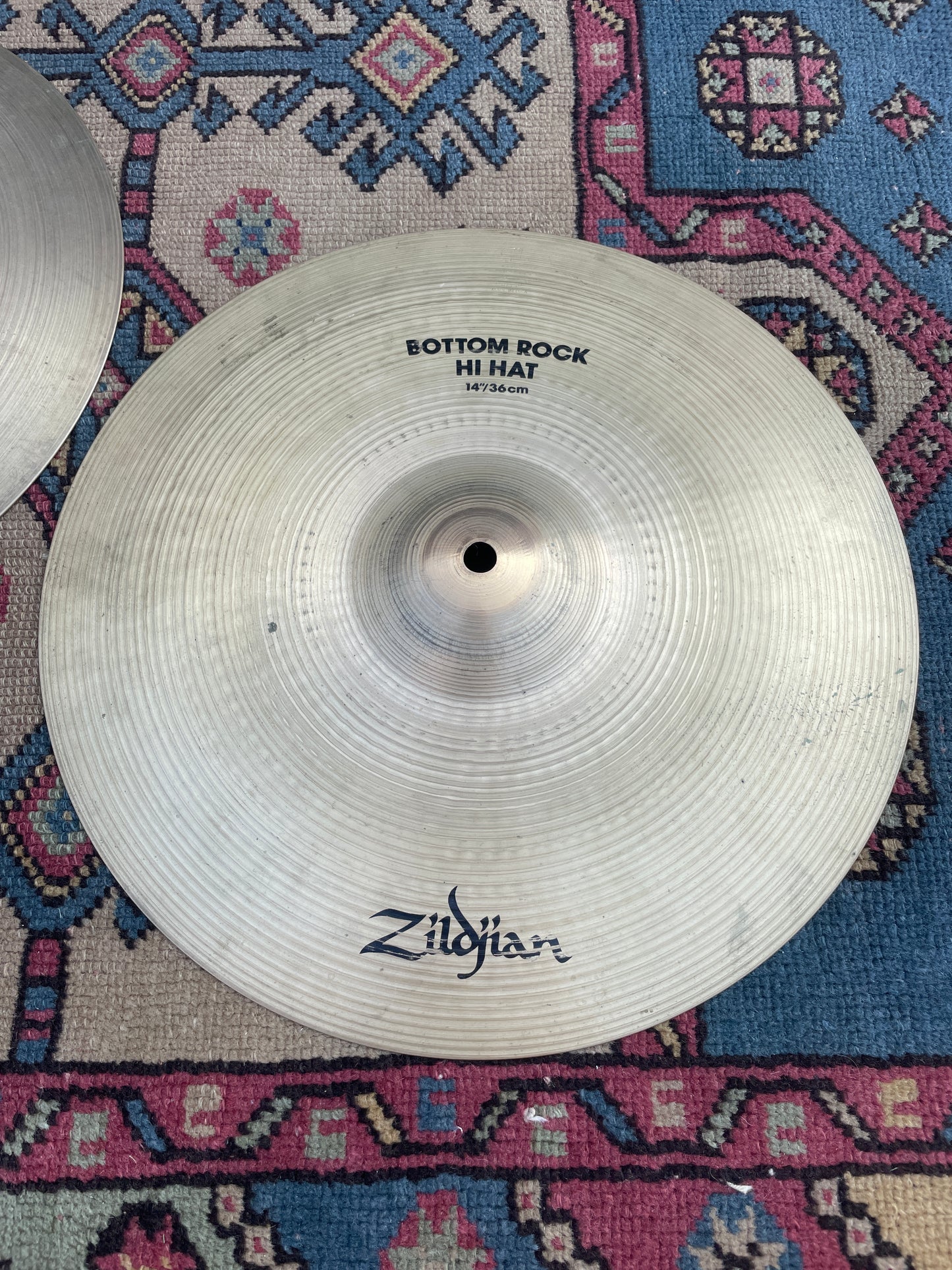 14" Zildjian A 1980s Rock Hi-Hat Cymbal Pair 1222g/1566g *Video Demo*