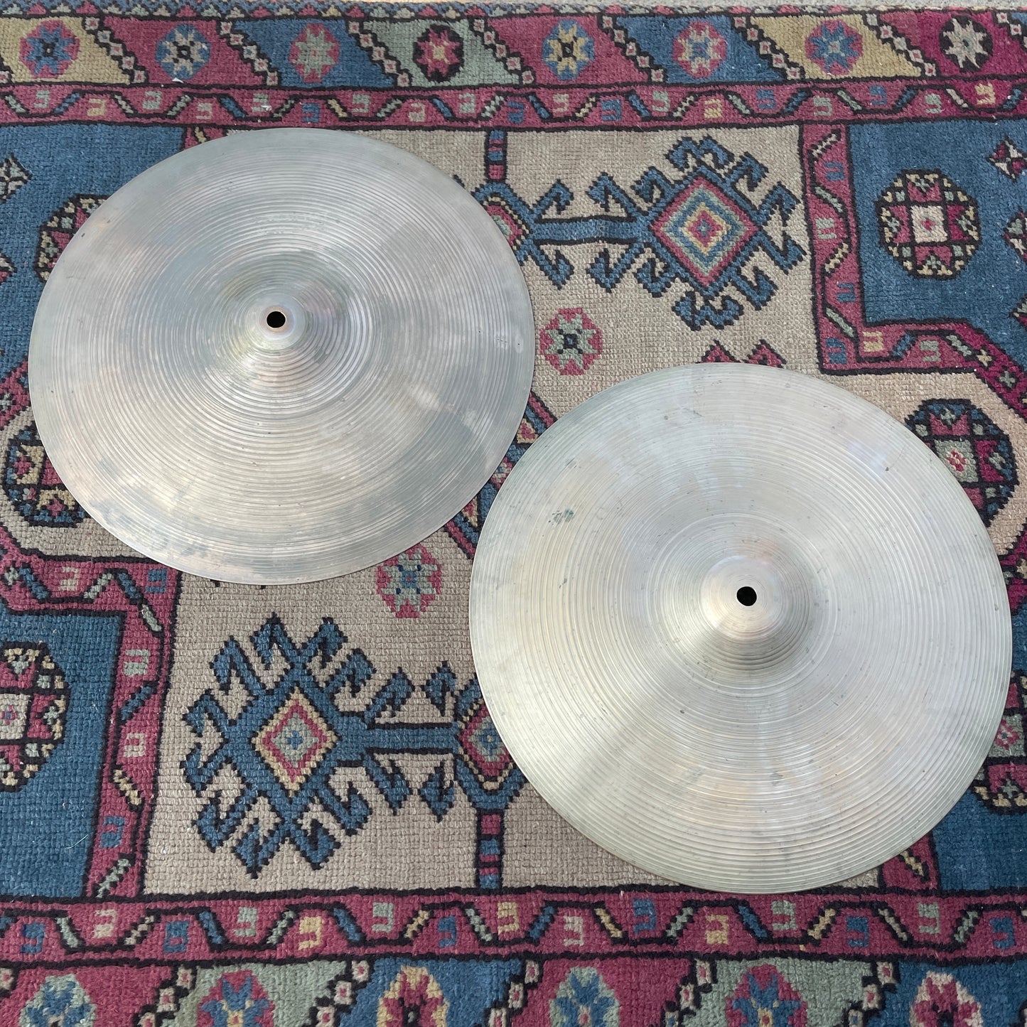 14" Zildjian A 1970s New Beat Hi-Hat Cymbal Pair 794g/1304g *Video Demo*