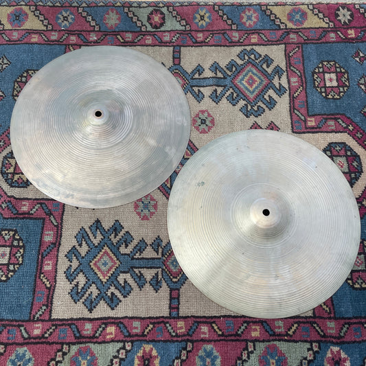 14" Zildjian A 1970s New Beat Hi-Hat Cymbal Pair 794g/1304g *Video Demo*