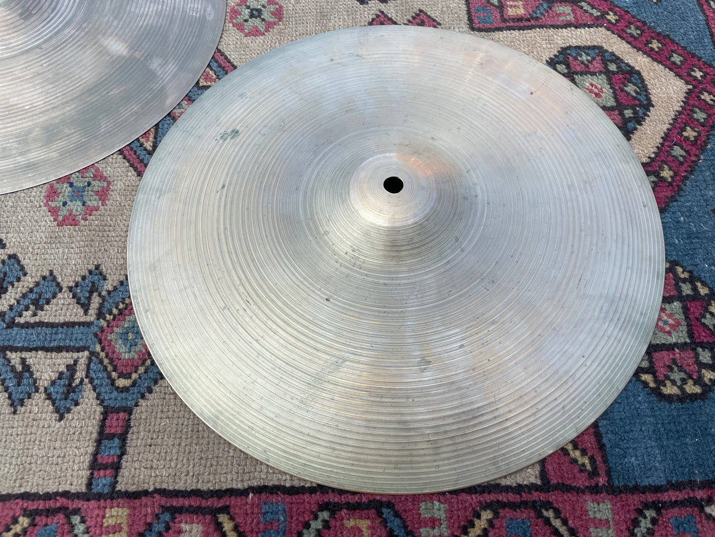 14" Zildjian A 1970s New Beat Hi-Hat Cymbal Pair 794g/1304g *Video Demo*