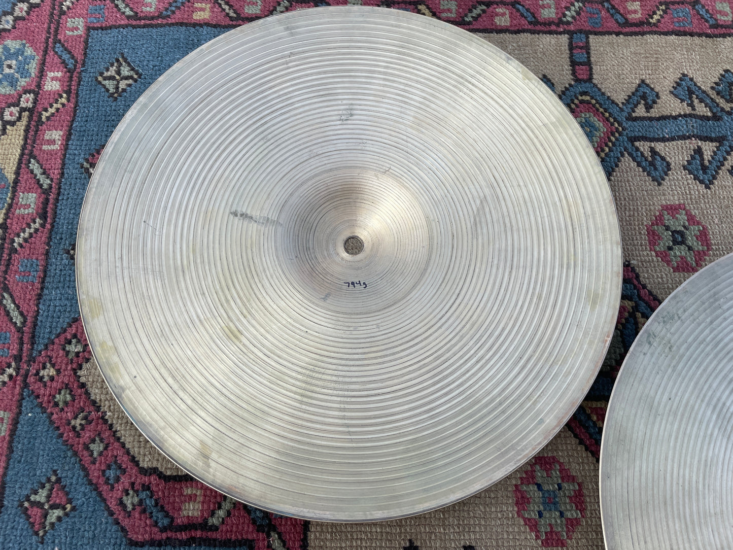 14" Zildjian A 1970s New Beat Hi-Hat Cymbal Pair 794g/1304g *Video Demo*