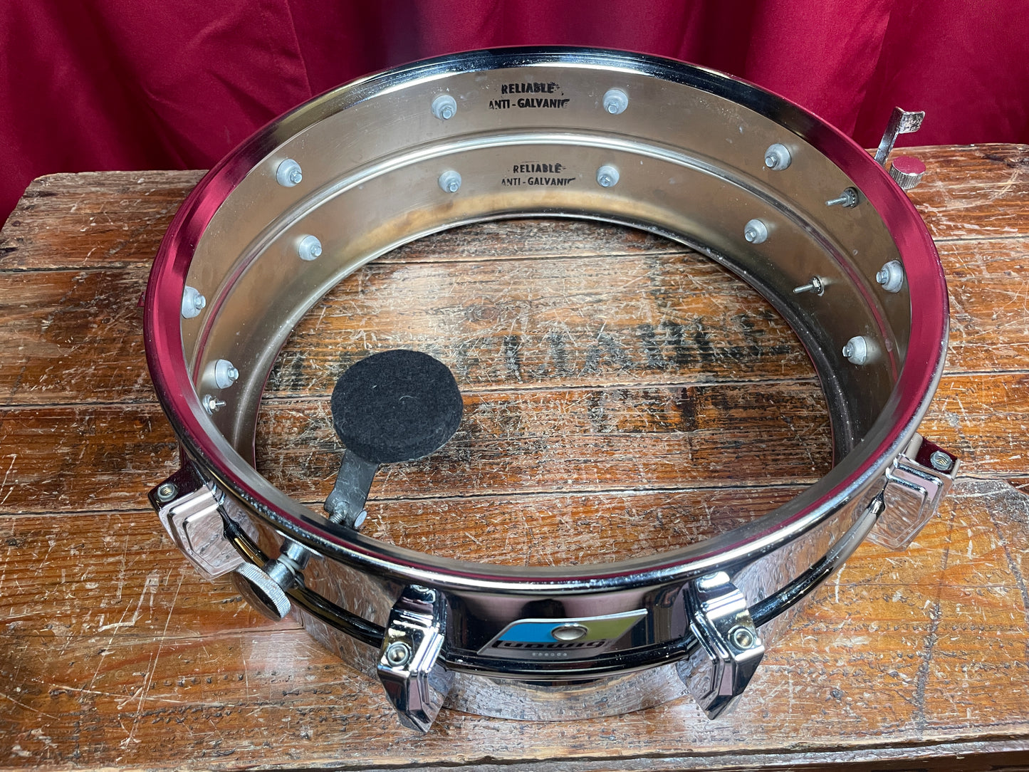 1970s Ludwig 5x14 Supraphonic Snare Drum LM400