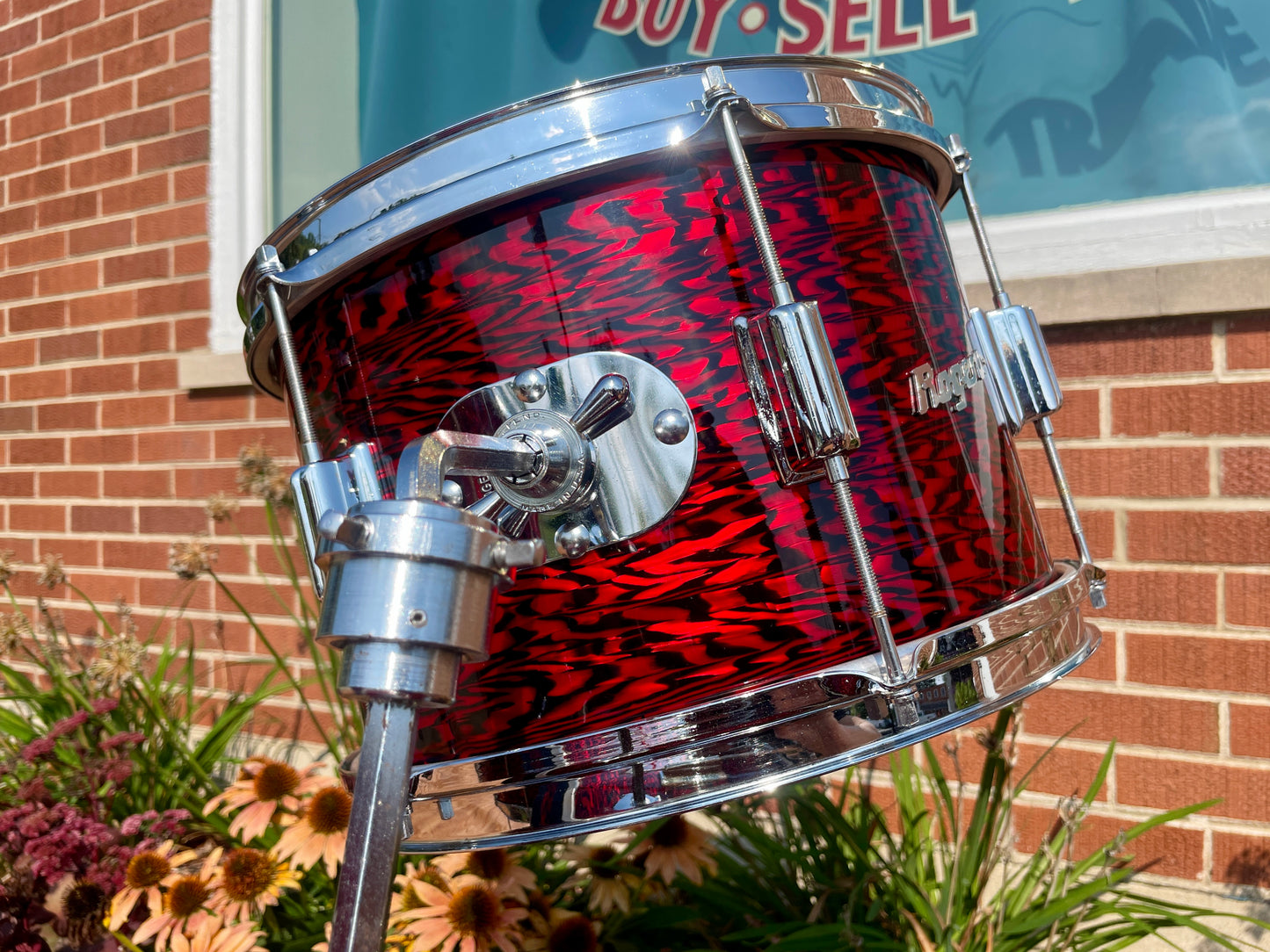 1960s Rogers Tower Delta Outfit Drum Set Red Onyx 20/12/14 w/ 5x14 Luxor Snare