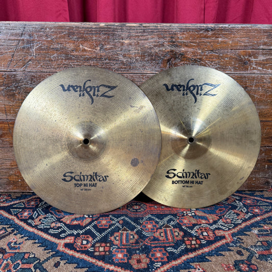 14" Zildjian Scimitar Hi-Hat Cymbal Pair 1000g/1412g