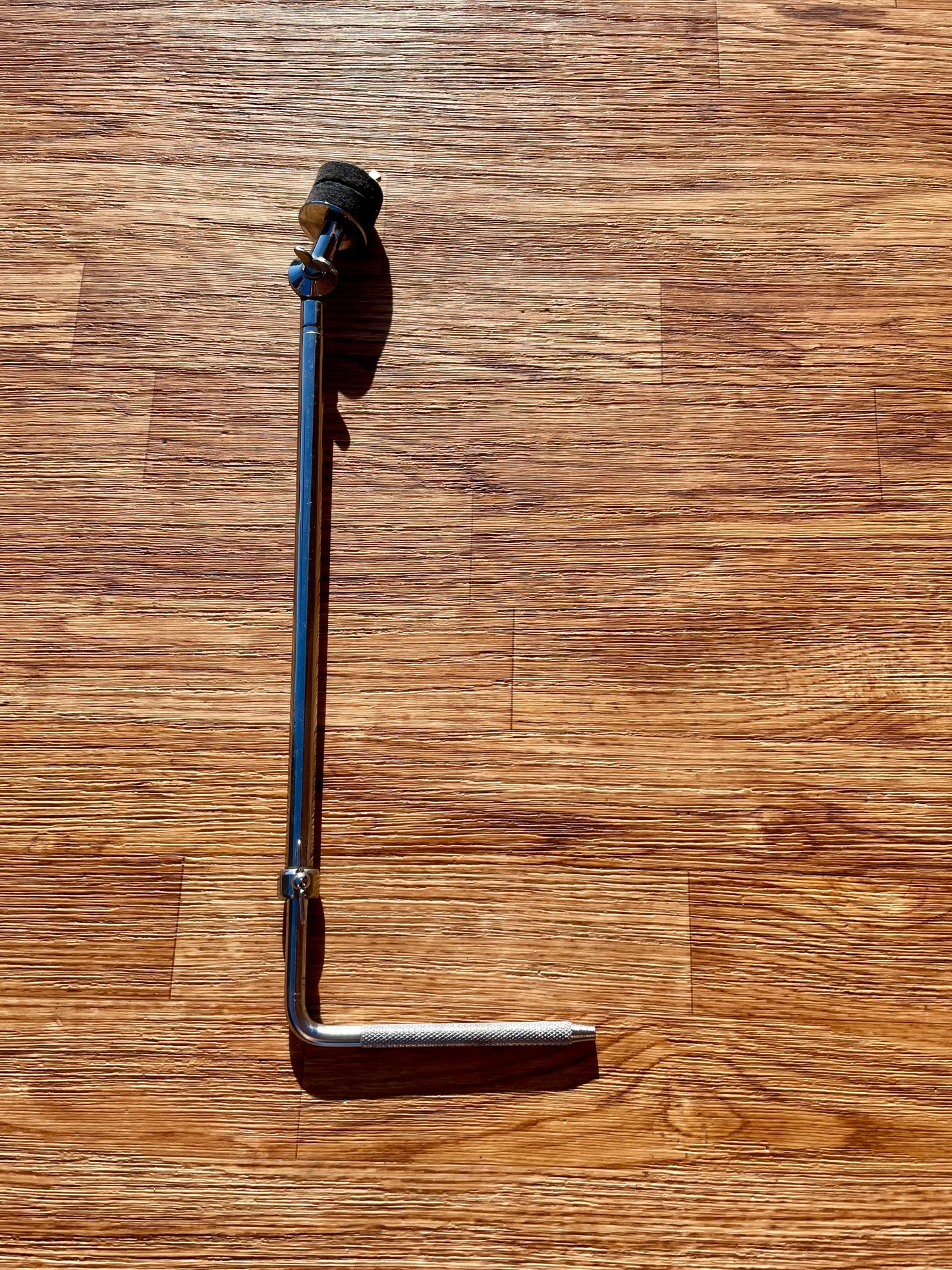 Early 1960s Ludwig No. 1372C Telescoping L-Arm Cymbal Holder - Round Tilter