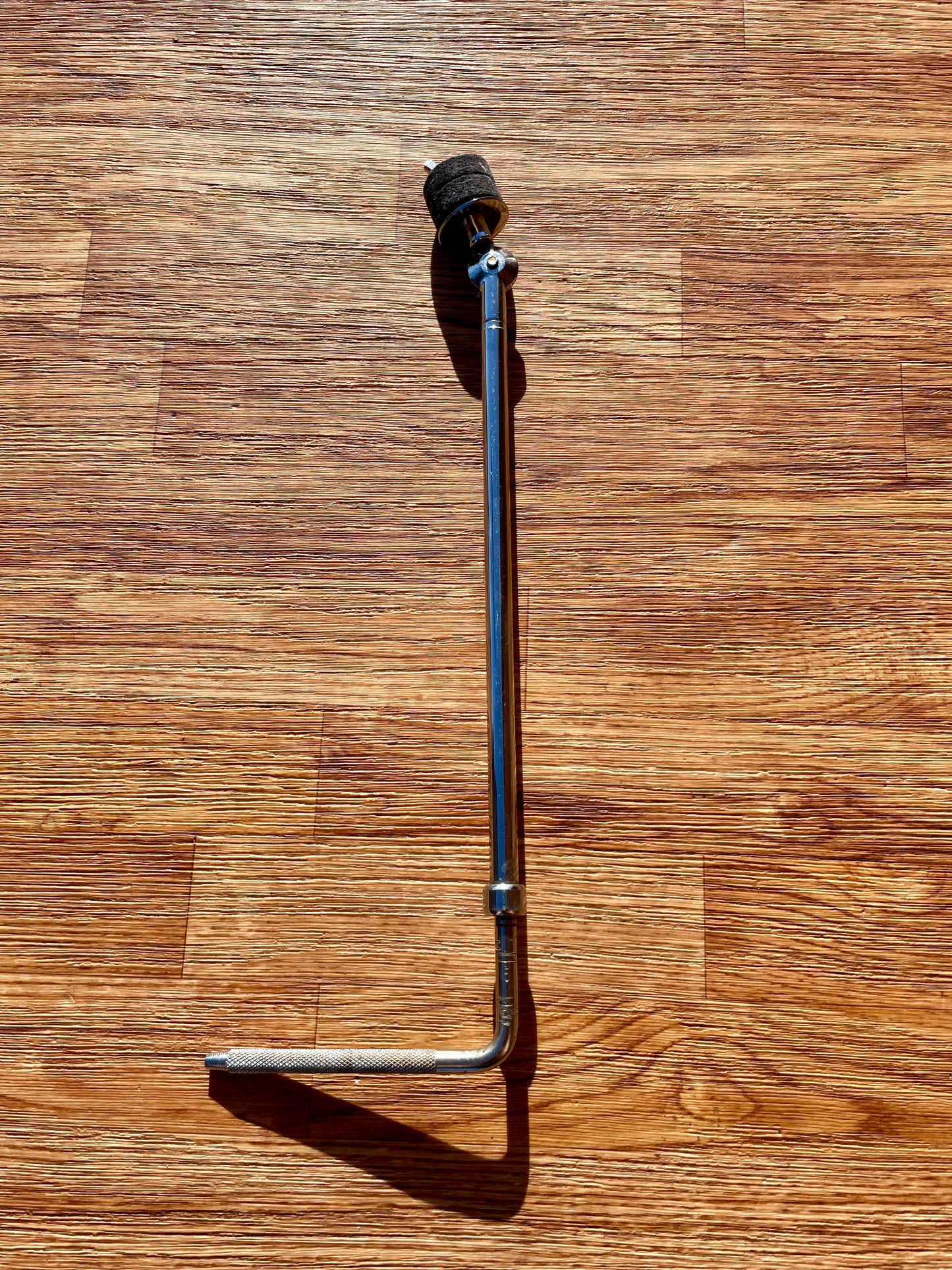 Early 1960s Ludwig No. 1372C Telescoping L-Arm Cymbal Holder - Round Tilter