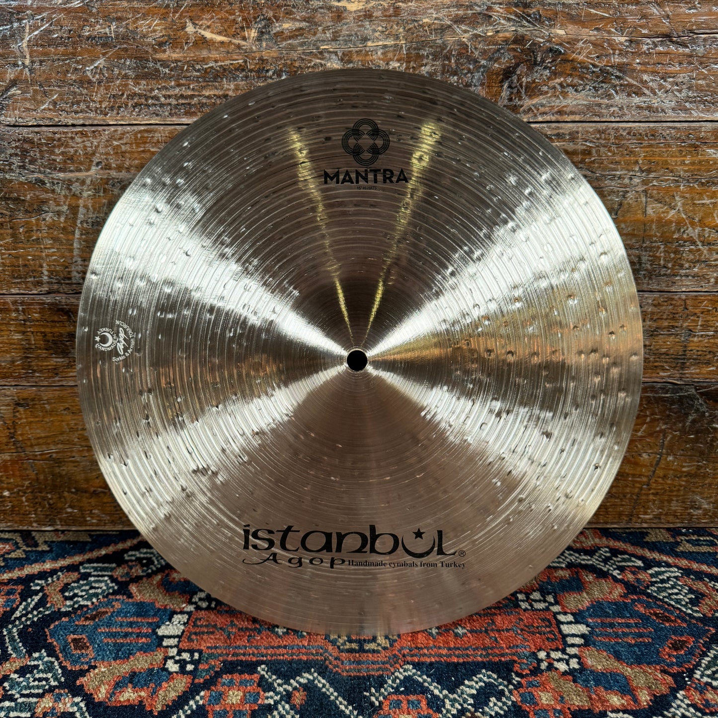 15" Istanbul Agop Mantra Cindy Blackman Santana Hi-Hat Cymbal Pair 986g/1180g *Video Demo*