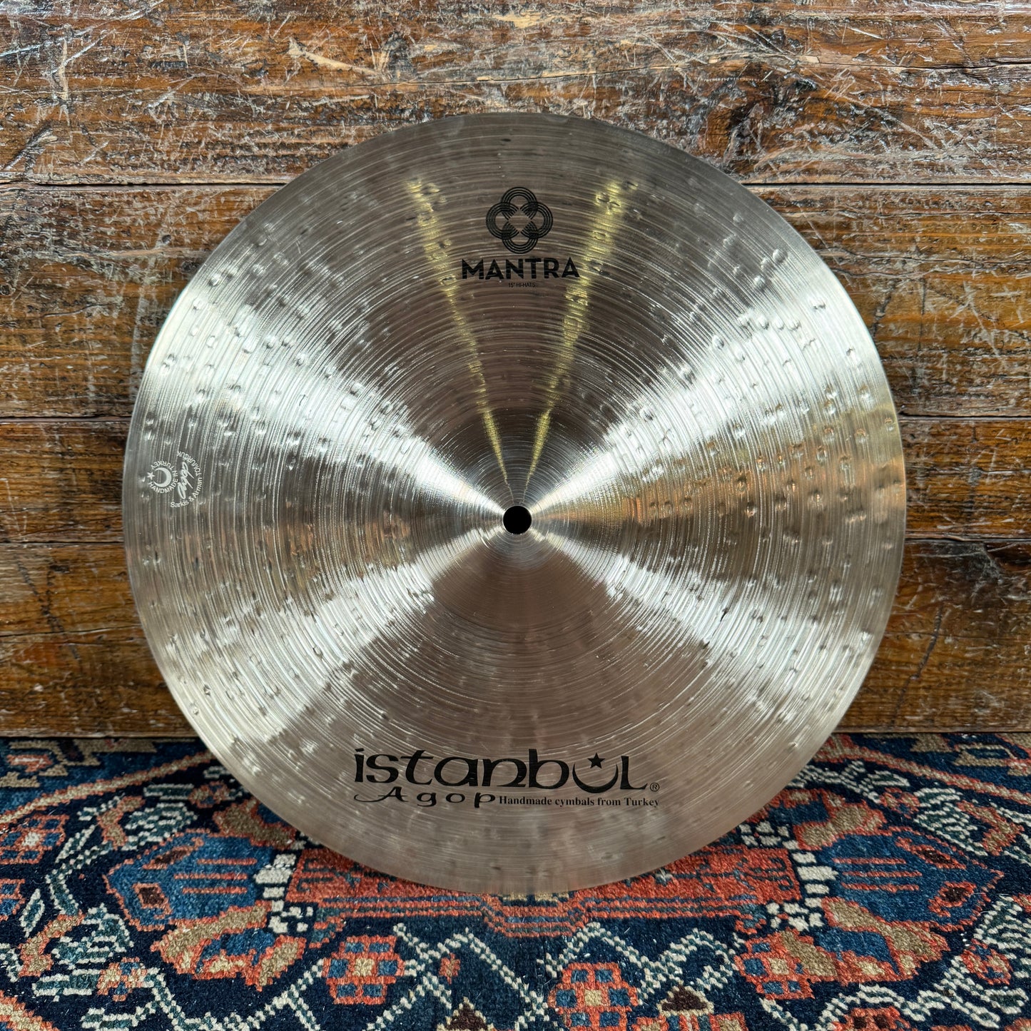 15" Istanbul Agop Mantra Cindy Blackman Santana Hi-Hat Cymbal Pair 986g/1180g *Video Demo*