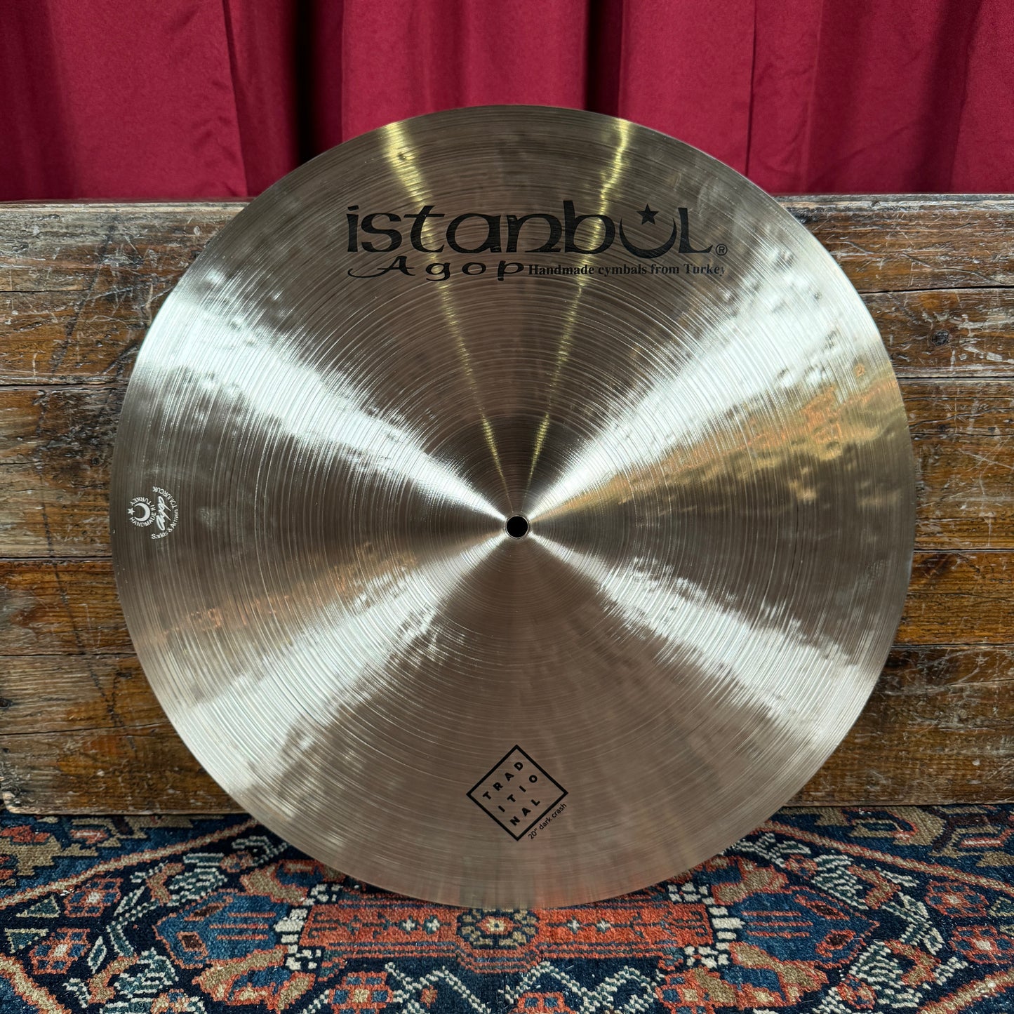 20" Istanbul Agop Traditional Dark Crash Cymbal 1708g *Video Demo*