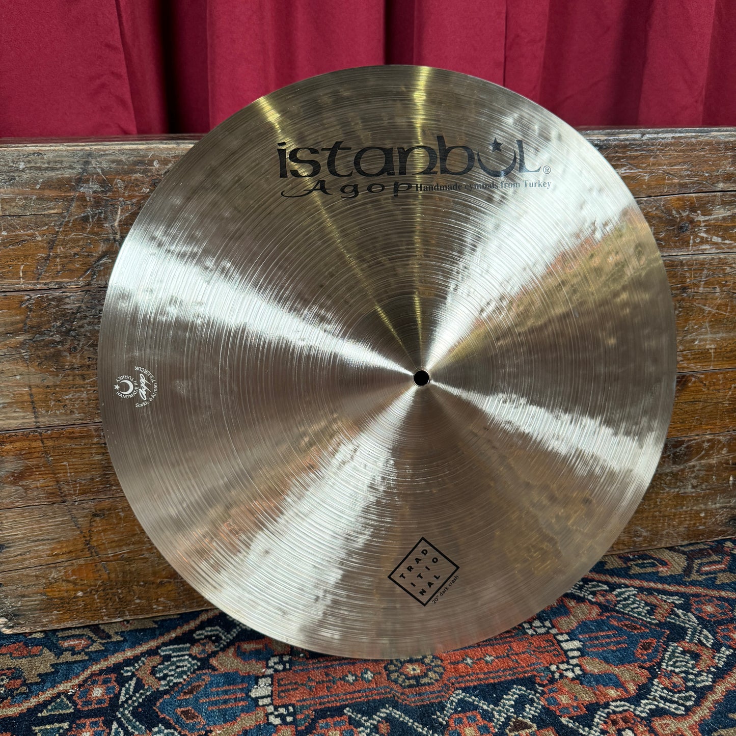 20" Istanbul Agop Traditional Dark Crash Cymbal 1708g *Video Demo*