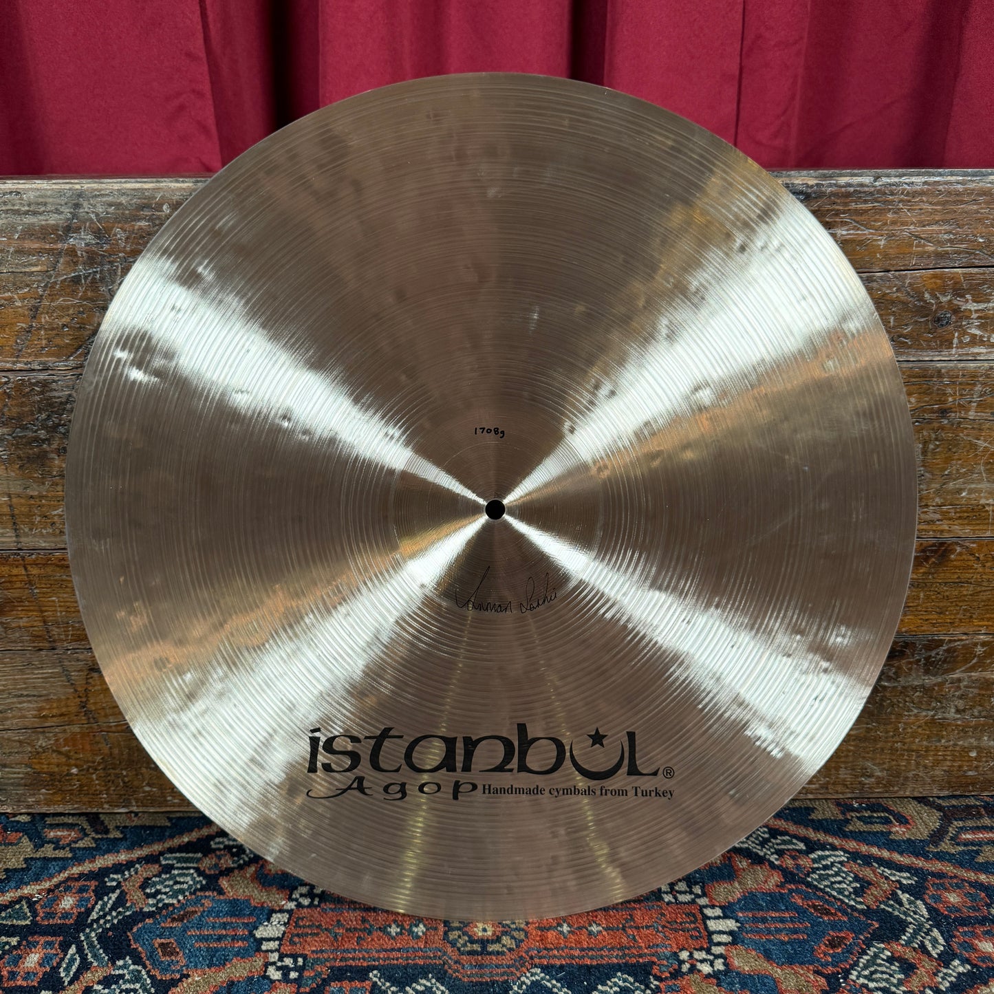 20" Istanbul Agop Traditional Dark Crash Cymbal 1708g *Video Demo*