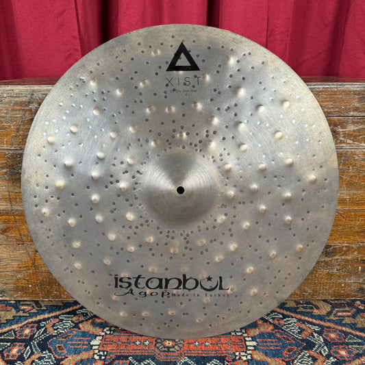 22" Istanbul Agop Xist Dry Dark Ride Cymbal 2662g *Video Demo*