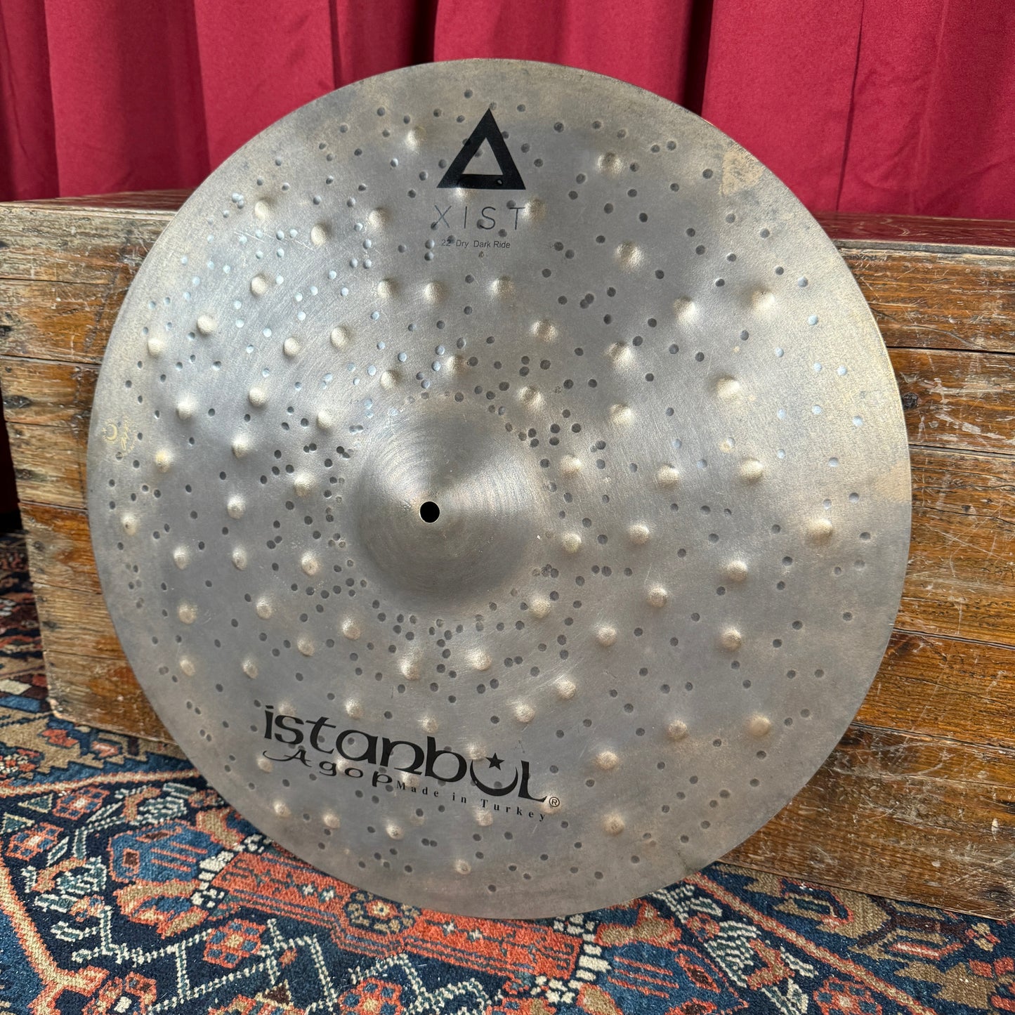 22" Istanbul Agop Xist Dry Dark Ride Cymbal 2662g *Video Demo*