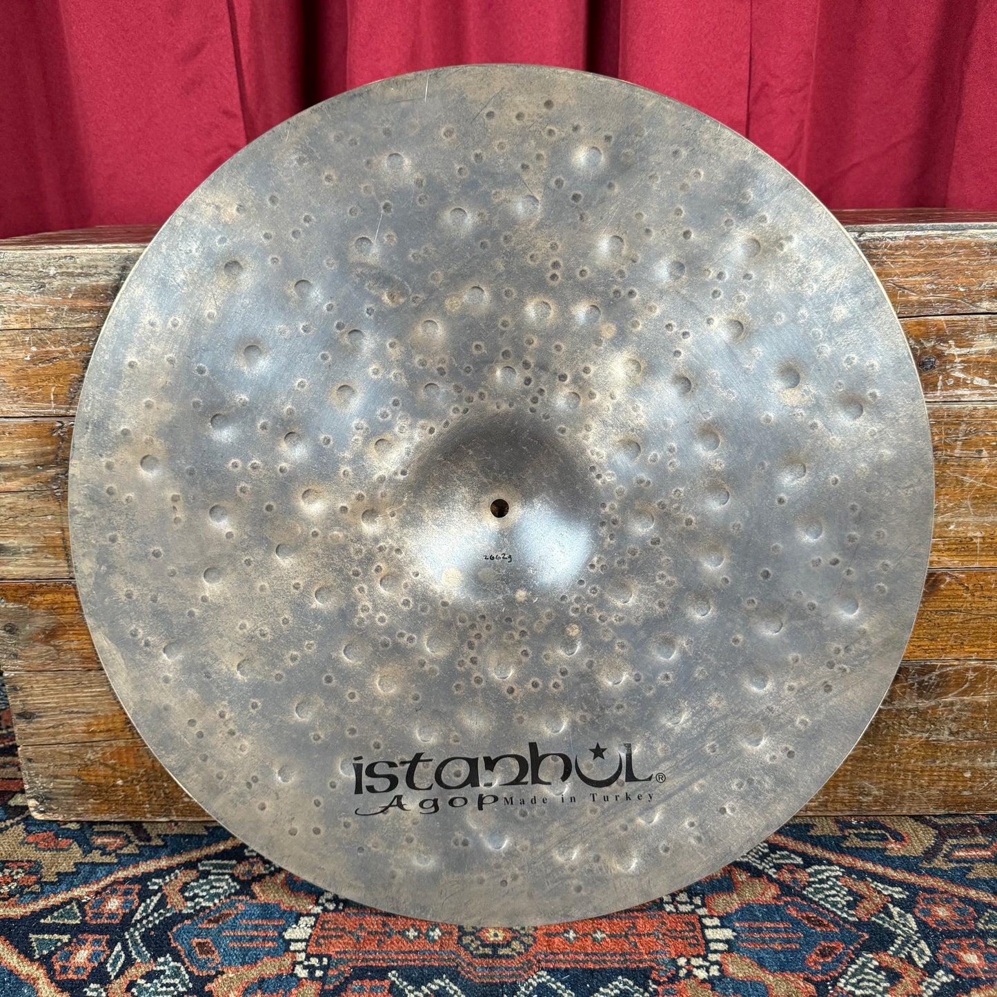 22" Istanbul Agop Xist Dry Dark Ride Cymbal 2662g *Video Demo*