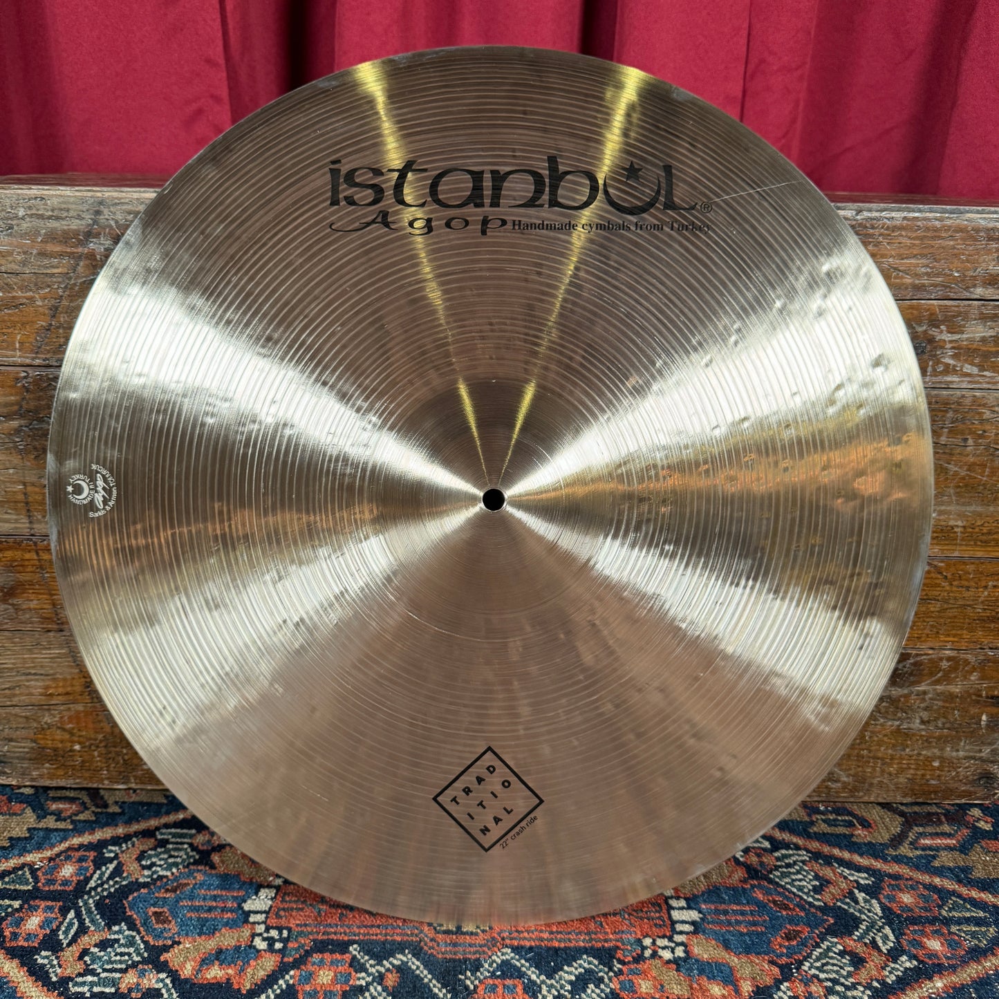 22" Istanbul Agop Traditional Crash Ride Cymbal 2302g *Video Demo*