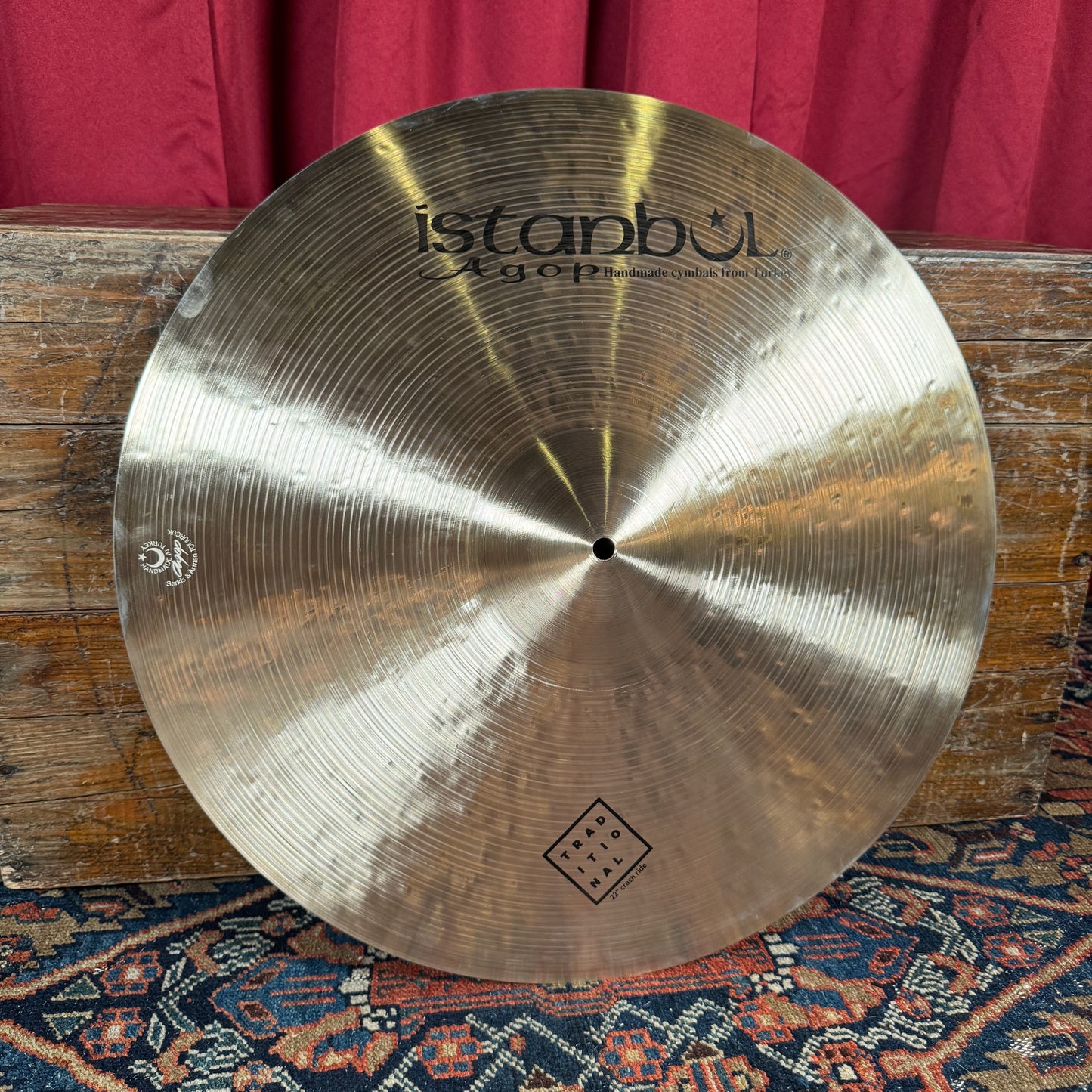 22" Istanbul Agop Traditional Crash Ride Cymbal 2302g *Video Demo*