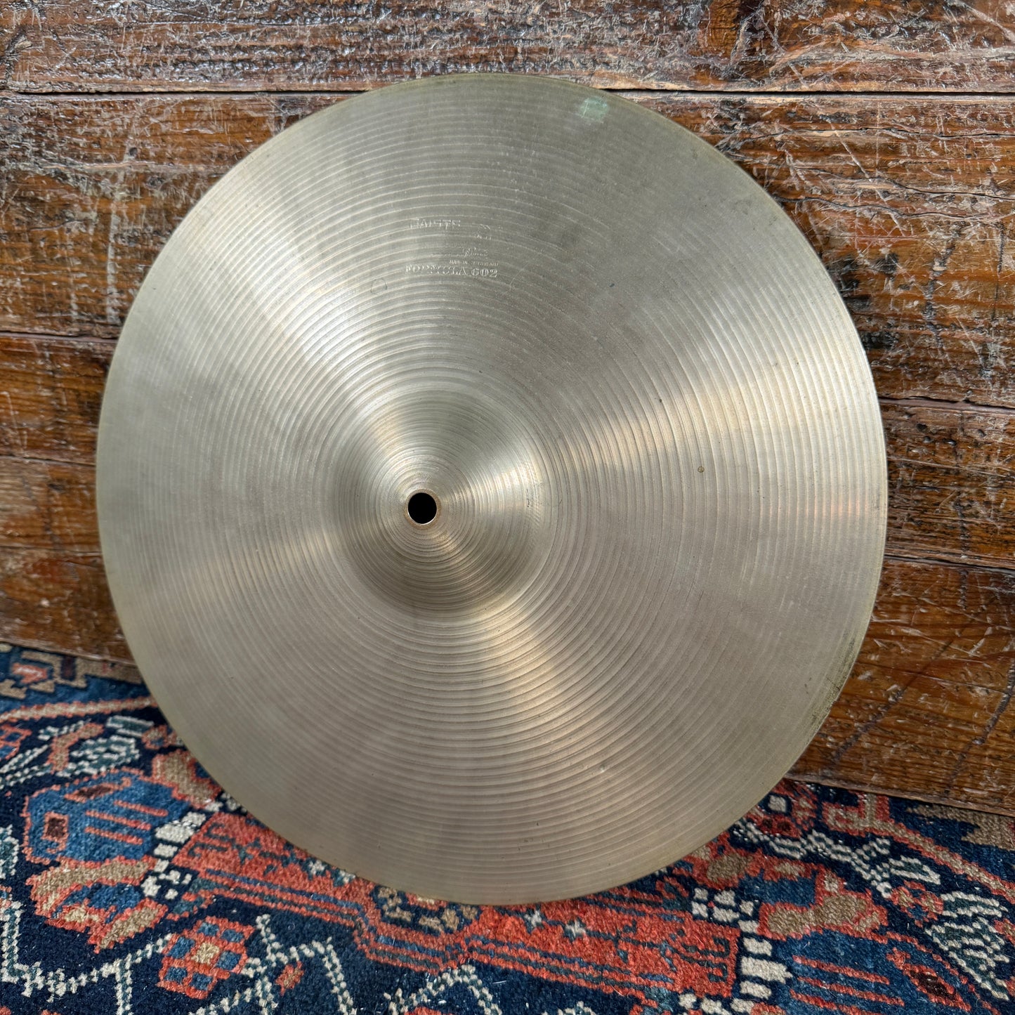 14" Paiste Formula 602 Pre-Serial 1960s Hi-Hat Cymbal Pair 816g/868g *Video Demo*