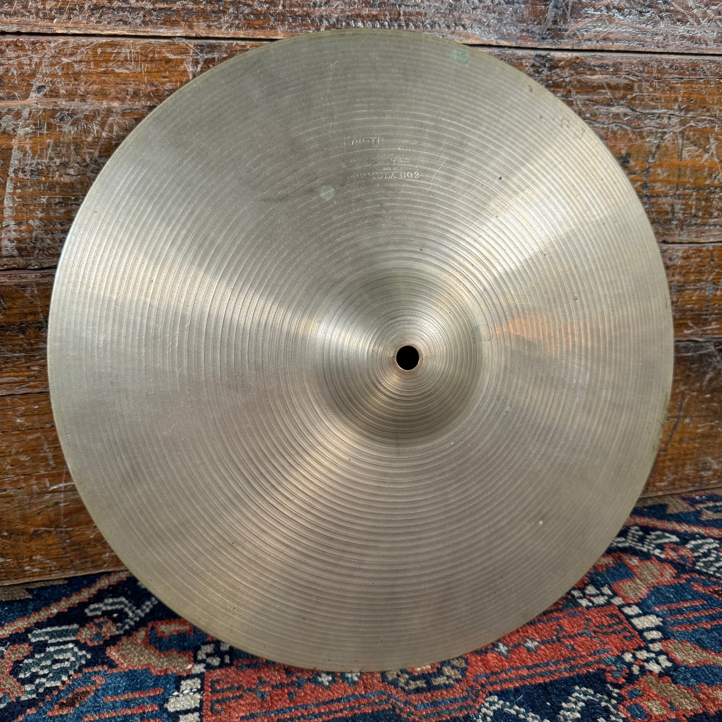 14" Paiste Formula 602 Pre-Serial 1960s Hi-Hat Cymbal Pair 816g/868g *Video Demo*