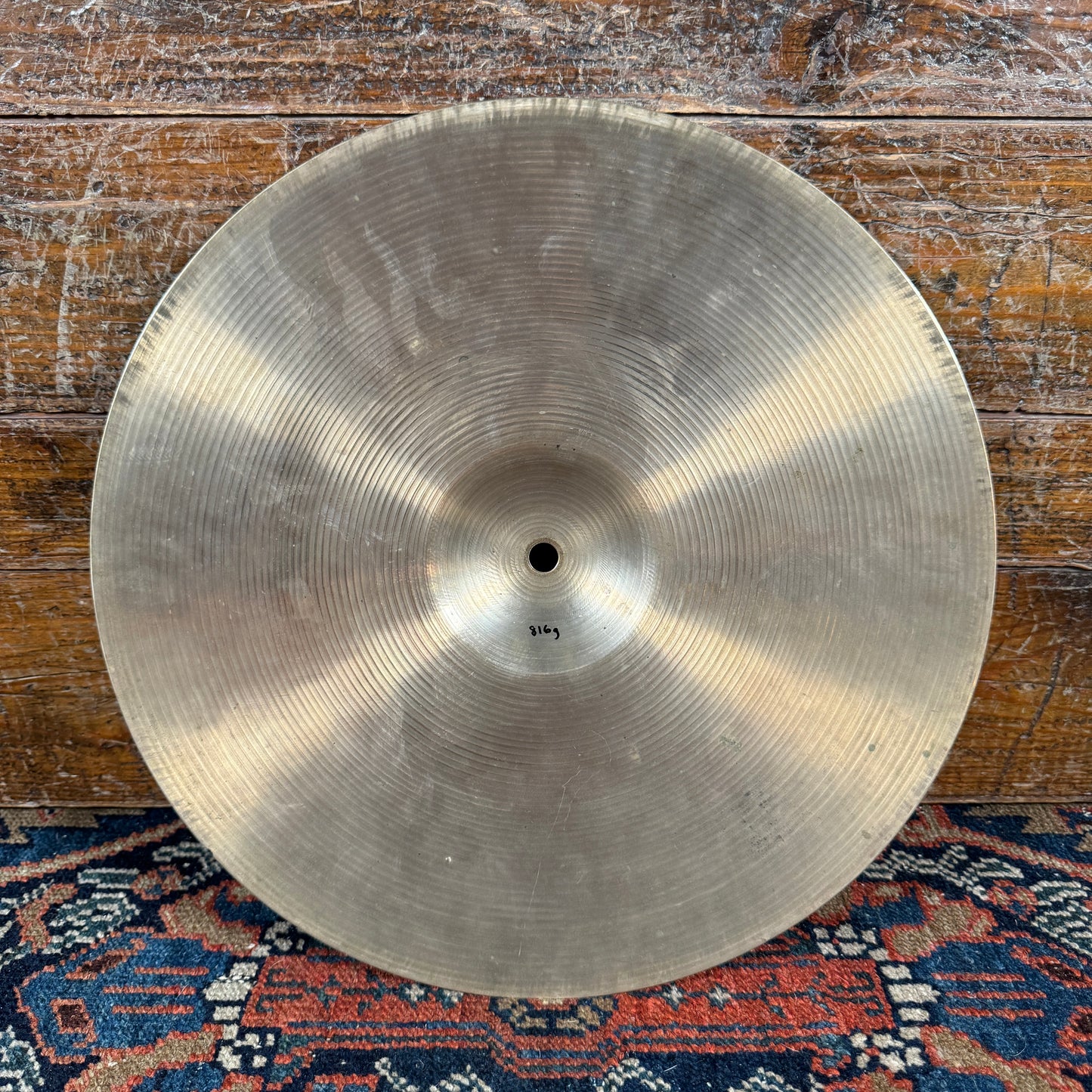 14" Paiste Formula 602 Pre-Serial 1960s Hi-Hat Cymbal Pair 816g/868g *Video Demo*