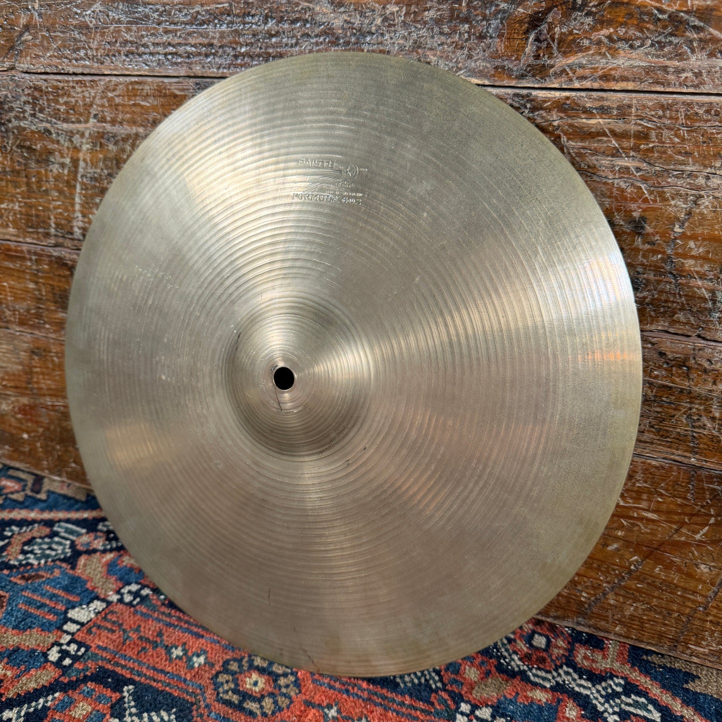 14" Paiste Formula 602 Pre-Serial 1960s Hi-Hat Cymbal Pair 816g/868g *Video Demo*