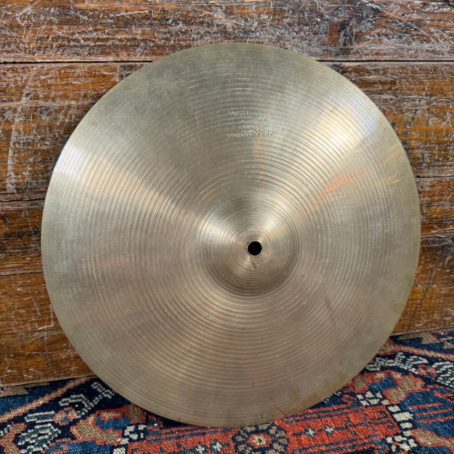 14" Paiste Formula 602 Pre-Serial 1960s Hi-Hat Cymbal Pair 816g/868g *Video Demo*