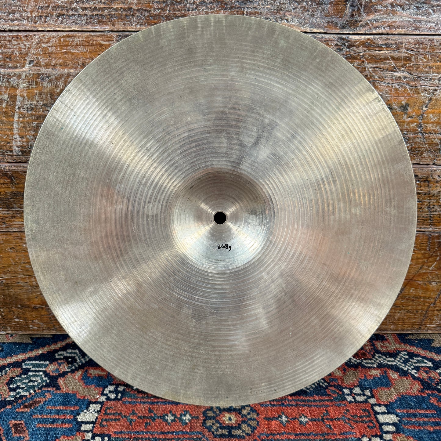 14" Paiste Formula 602 Pre-Serial 1960s Hi-Hat Cymbal Pair 816g/868g *Video Demo*