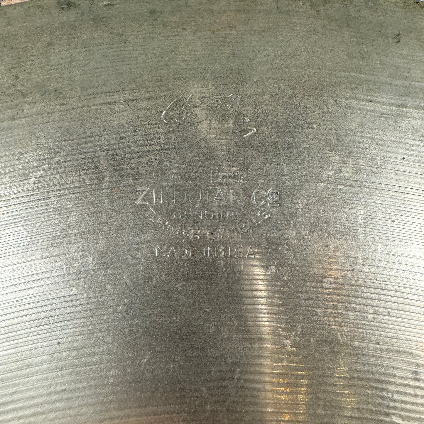 16" Zildjian A 1940s-1950s Trans Stamp Crash Cymbal 926g *Video Demo*