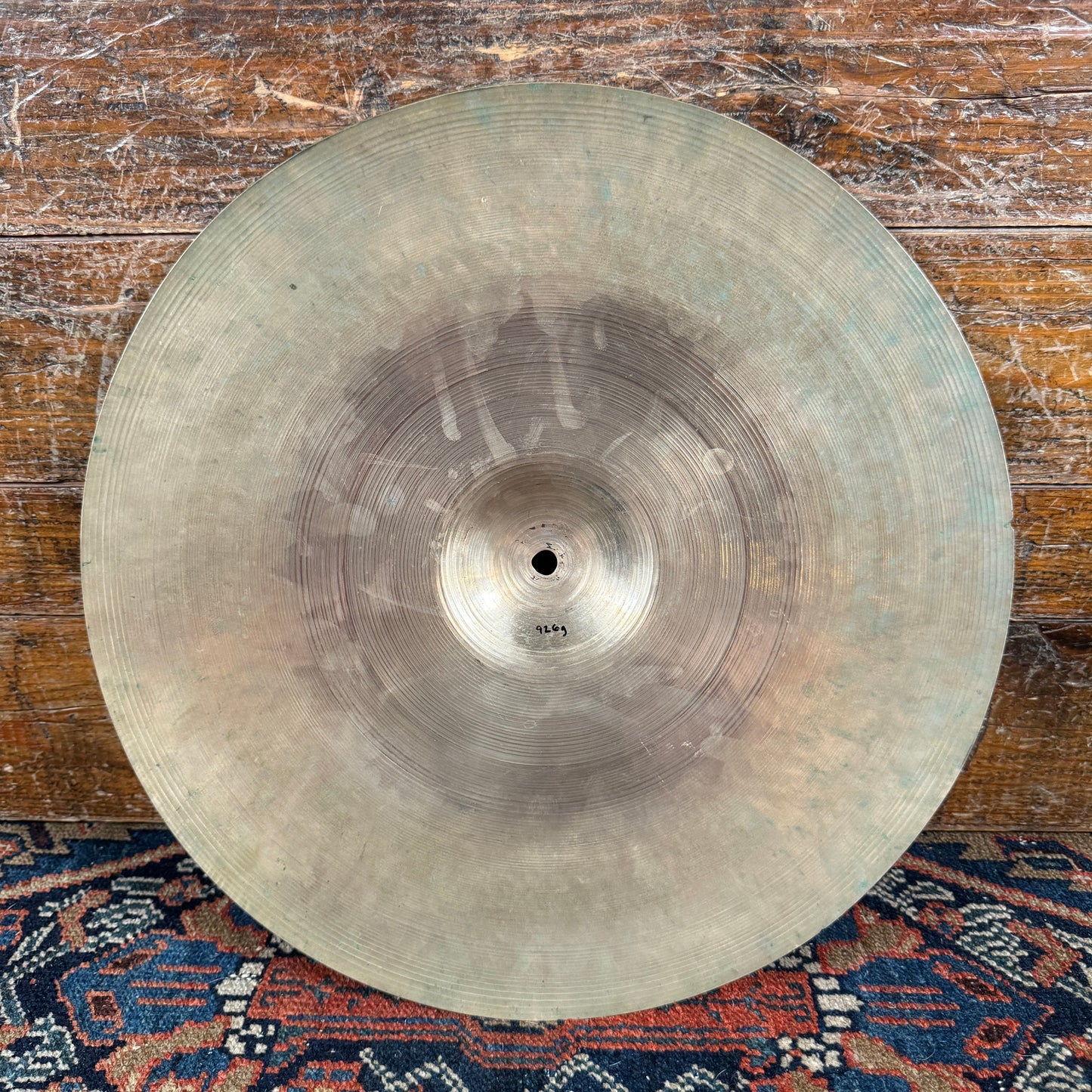 16" Zildjian A 1940s-1950s Trans Stamp Crash Cymbal 926g *Video Demo*