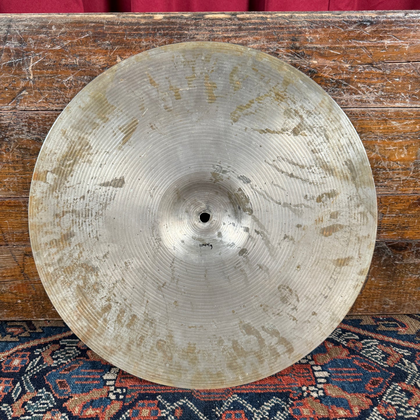 17" Paiste 1960s Ludwig Standard Crash Cymbal 1144g Swiss *Video Demo*